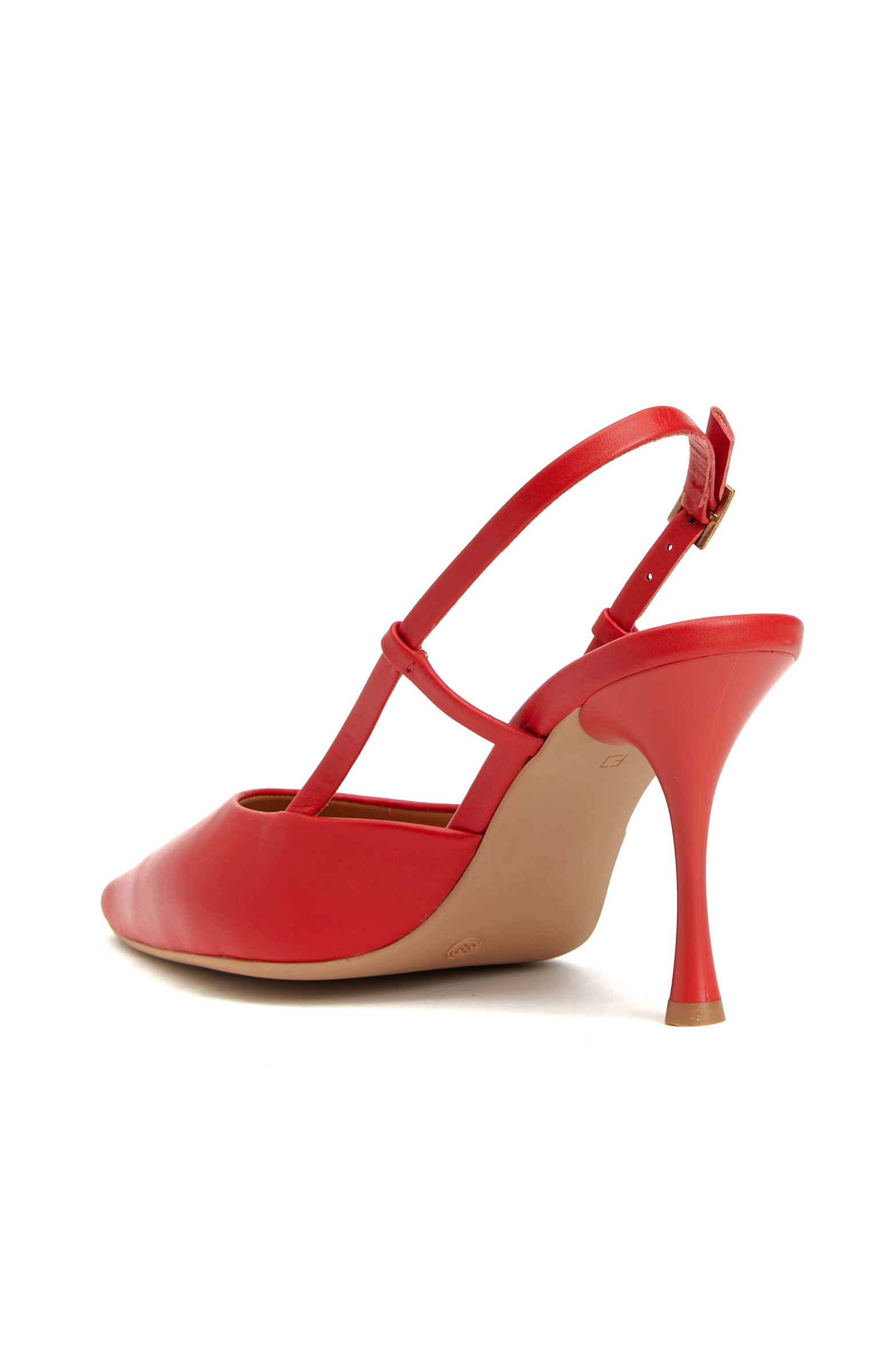 Kırmızı Deri Topuklu Ayakkabı