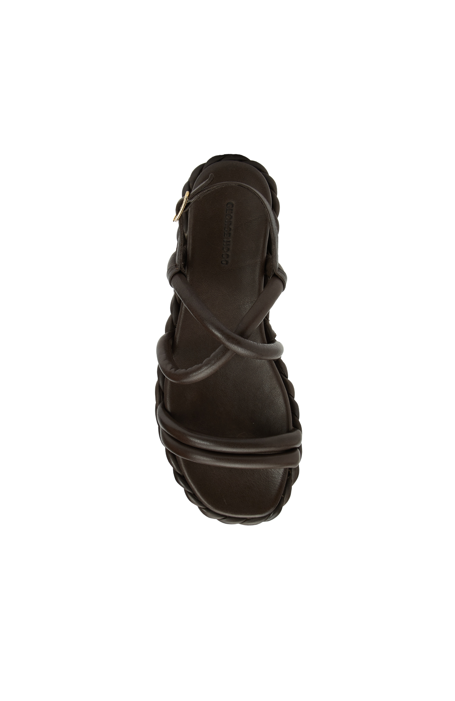 Acı Kahve Kadın Deri Sandalet