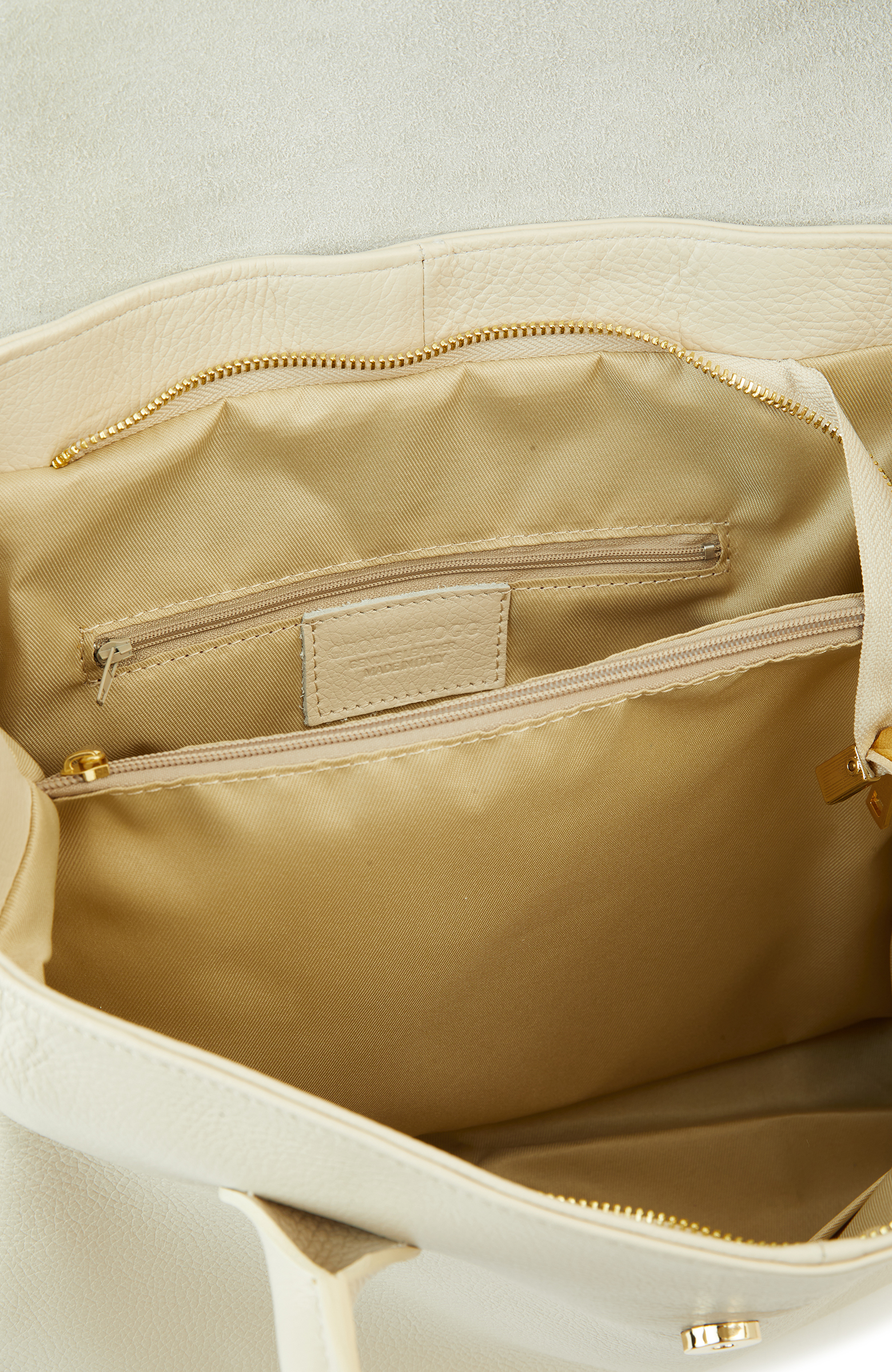 Bej Kadın Deri Çanta