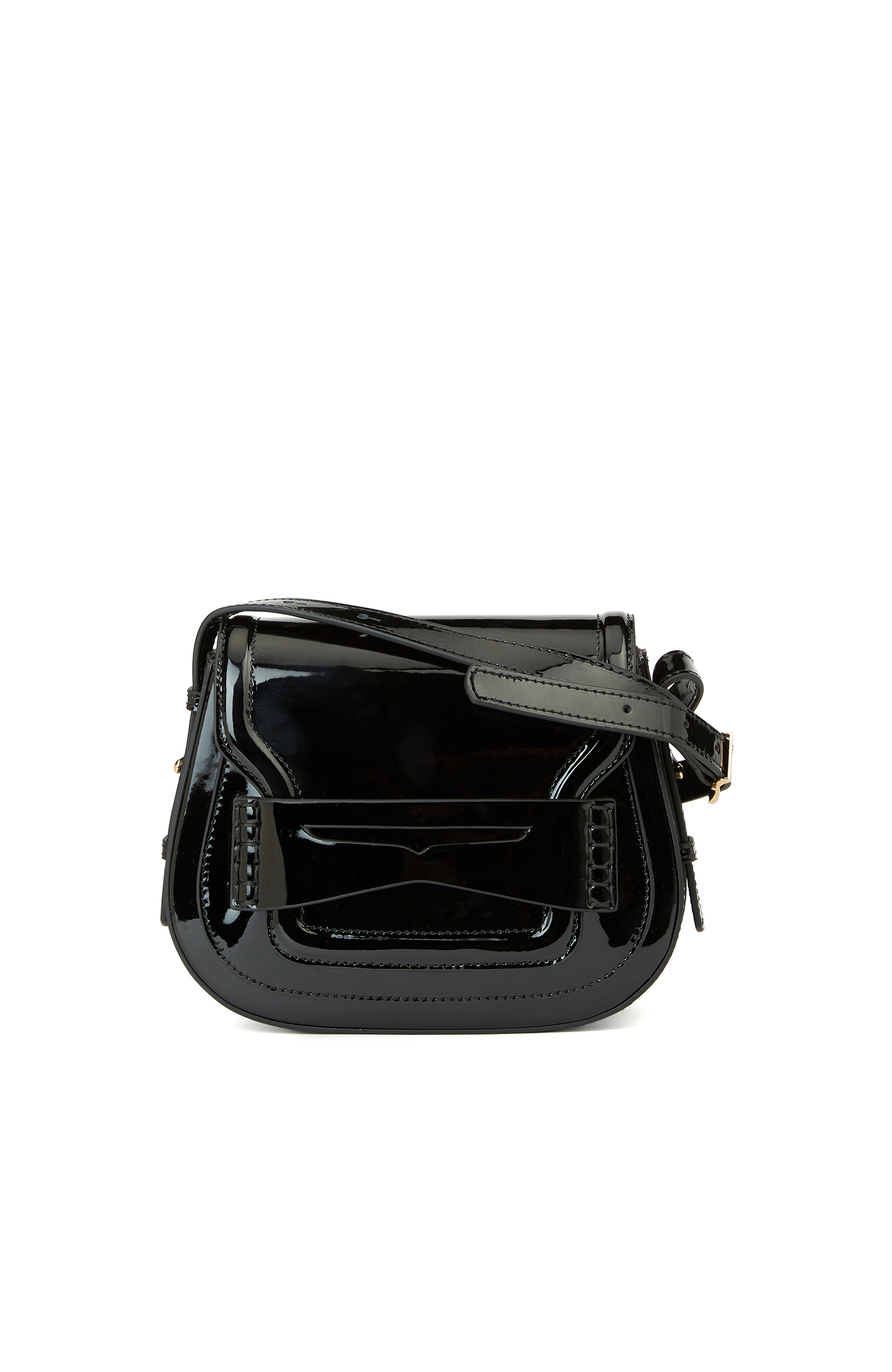 Siyah Kadın Deri Postacı Çantası