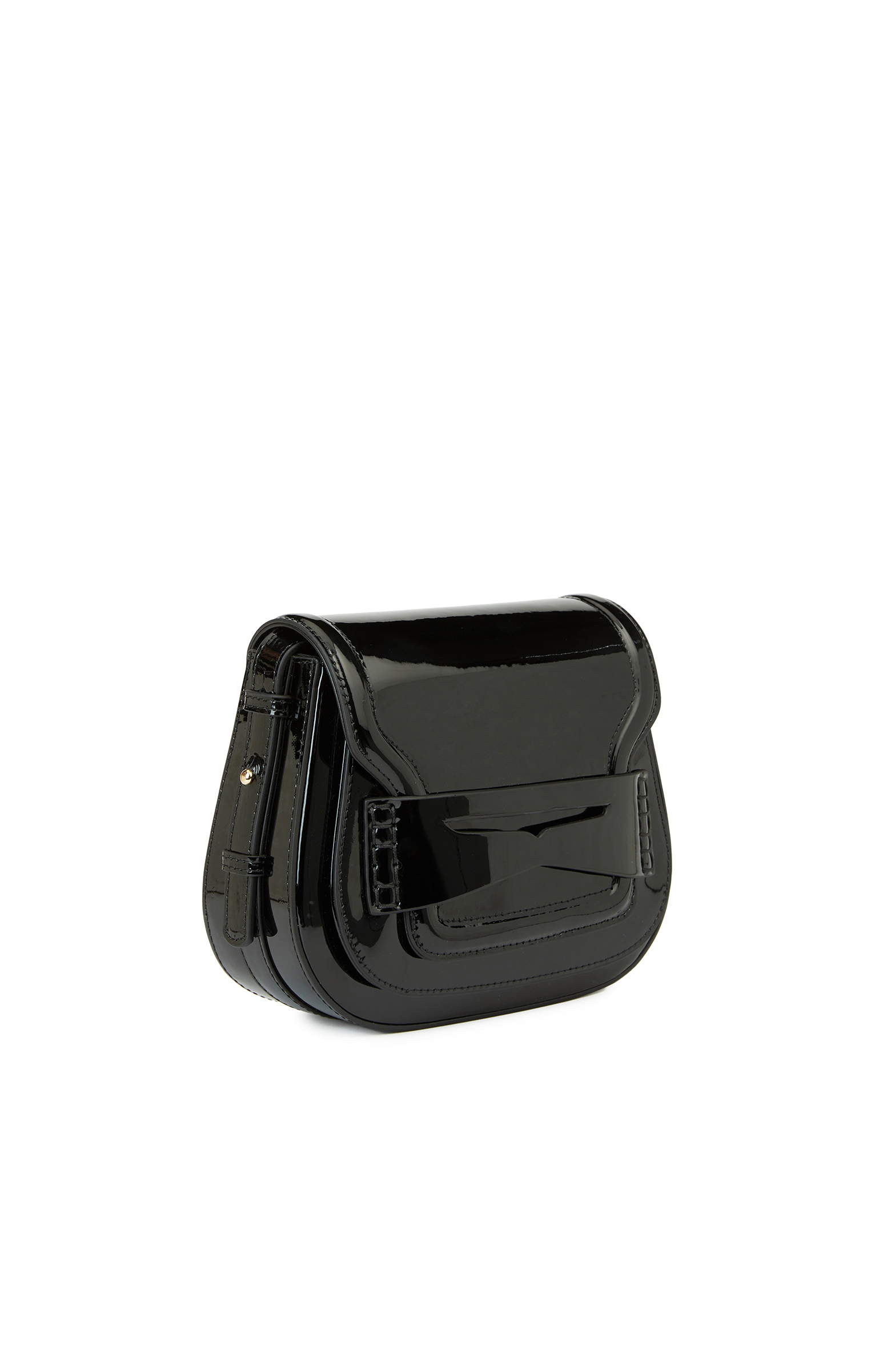 Siyah Kadın Deri Postacı Çantası