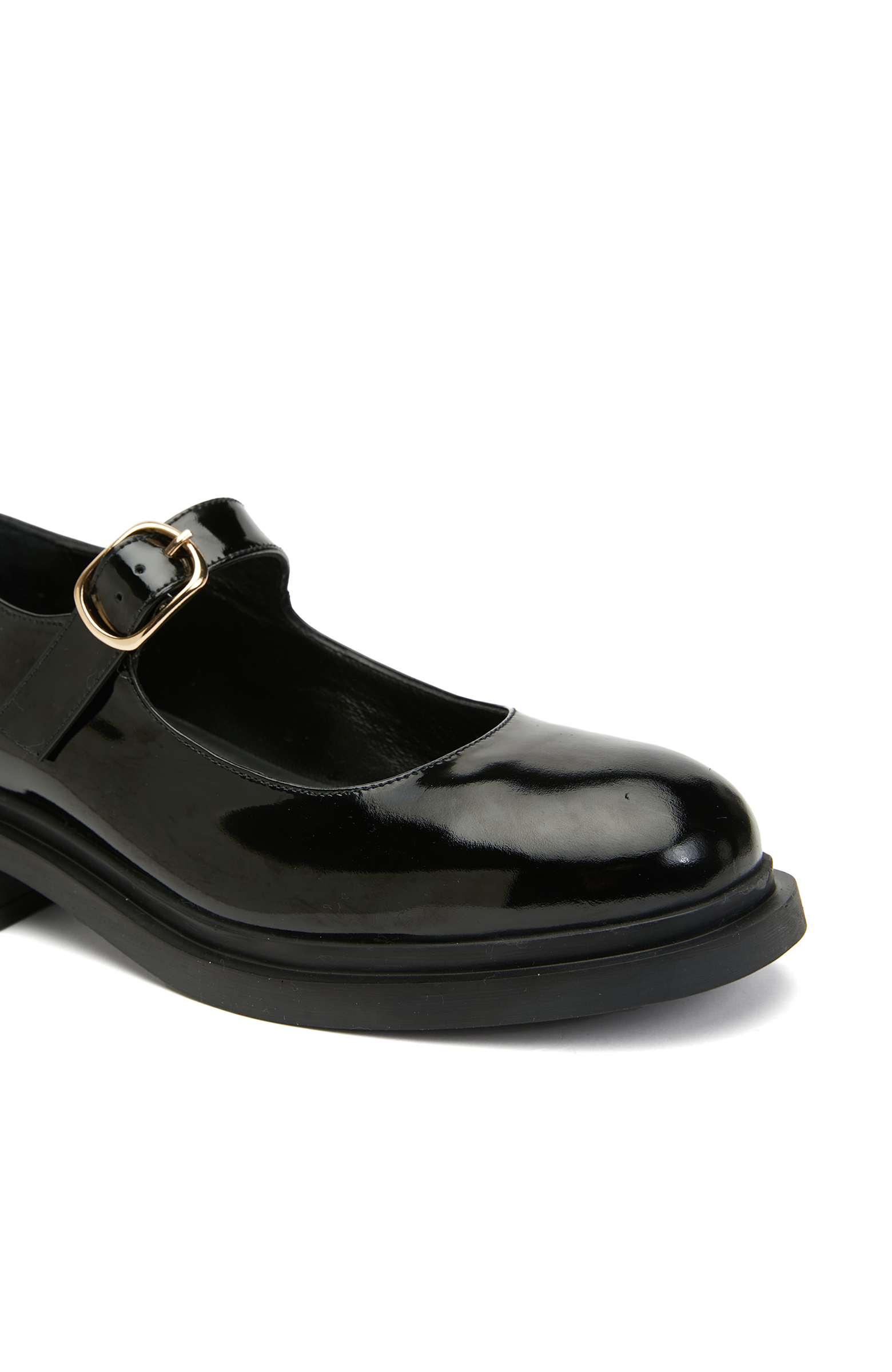 Siyah Kadın Deri Ayakkabı