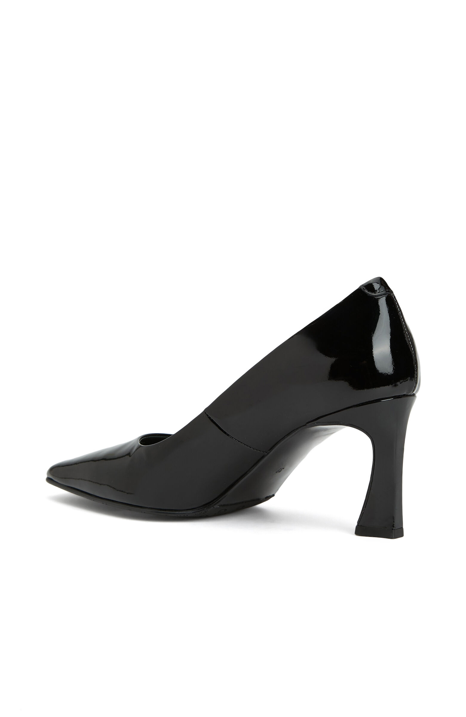 Siyah Kadın Deri Stiletto