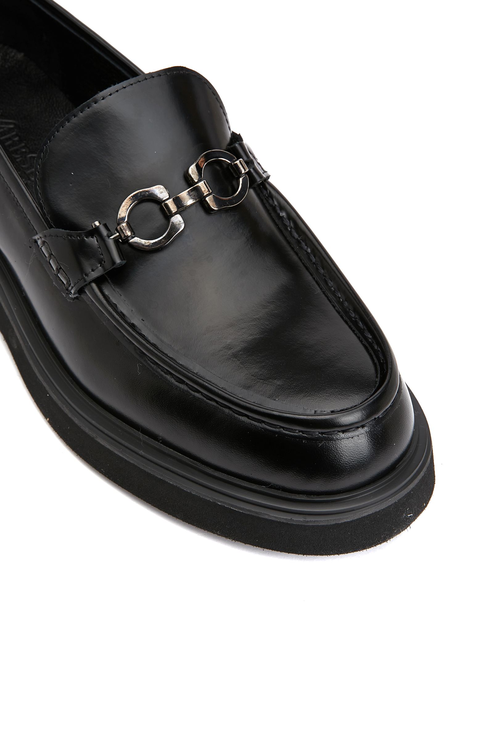 Siyah Erkek Deri Loafer