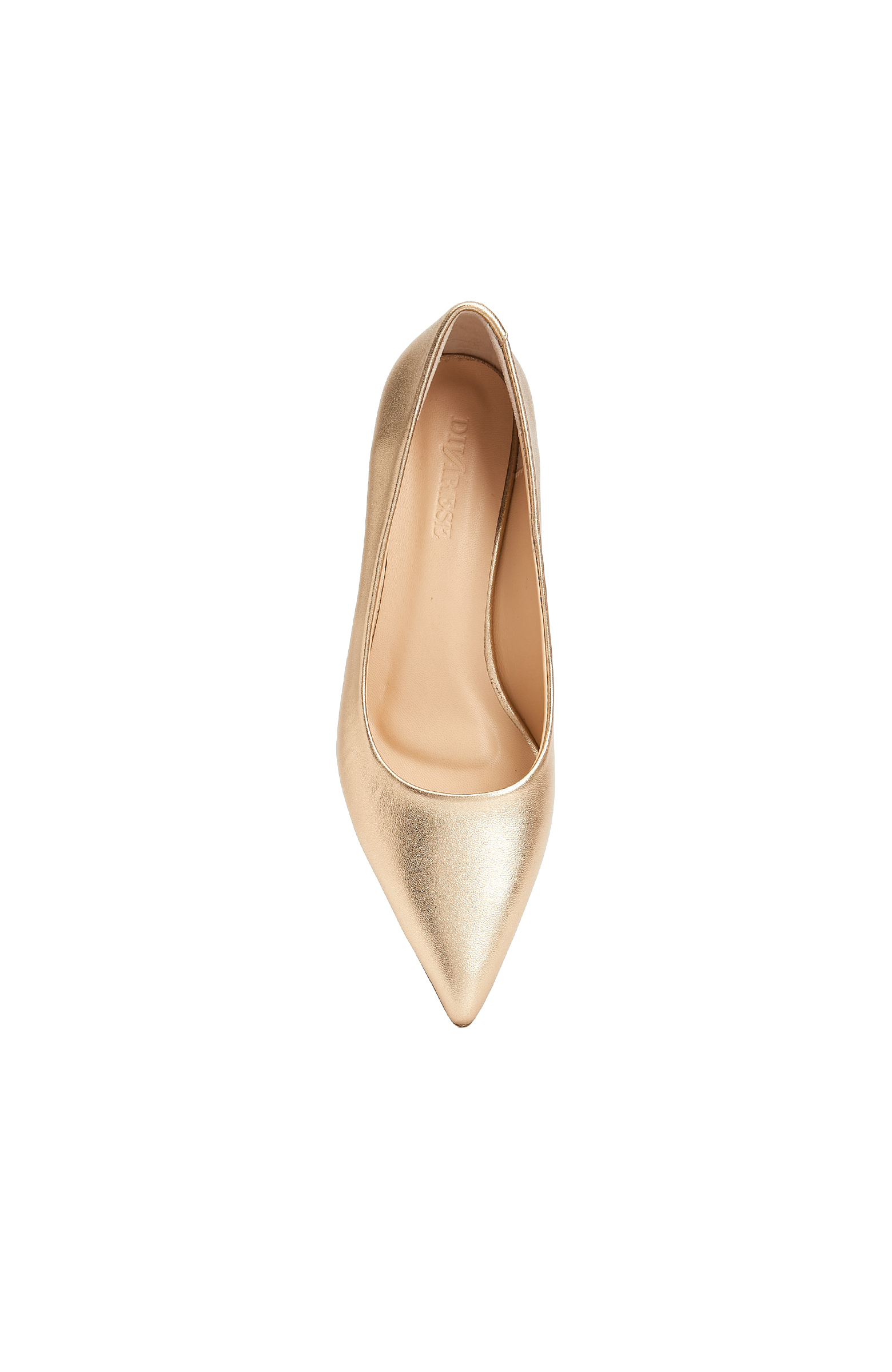 Gold Kadın Deri Stiletto_3