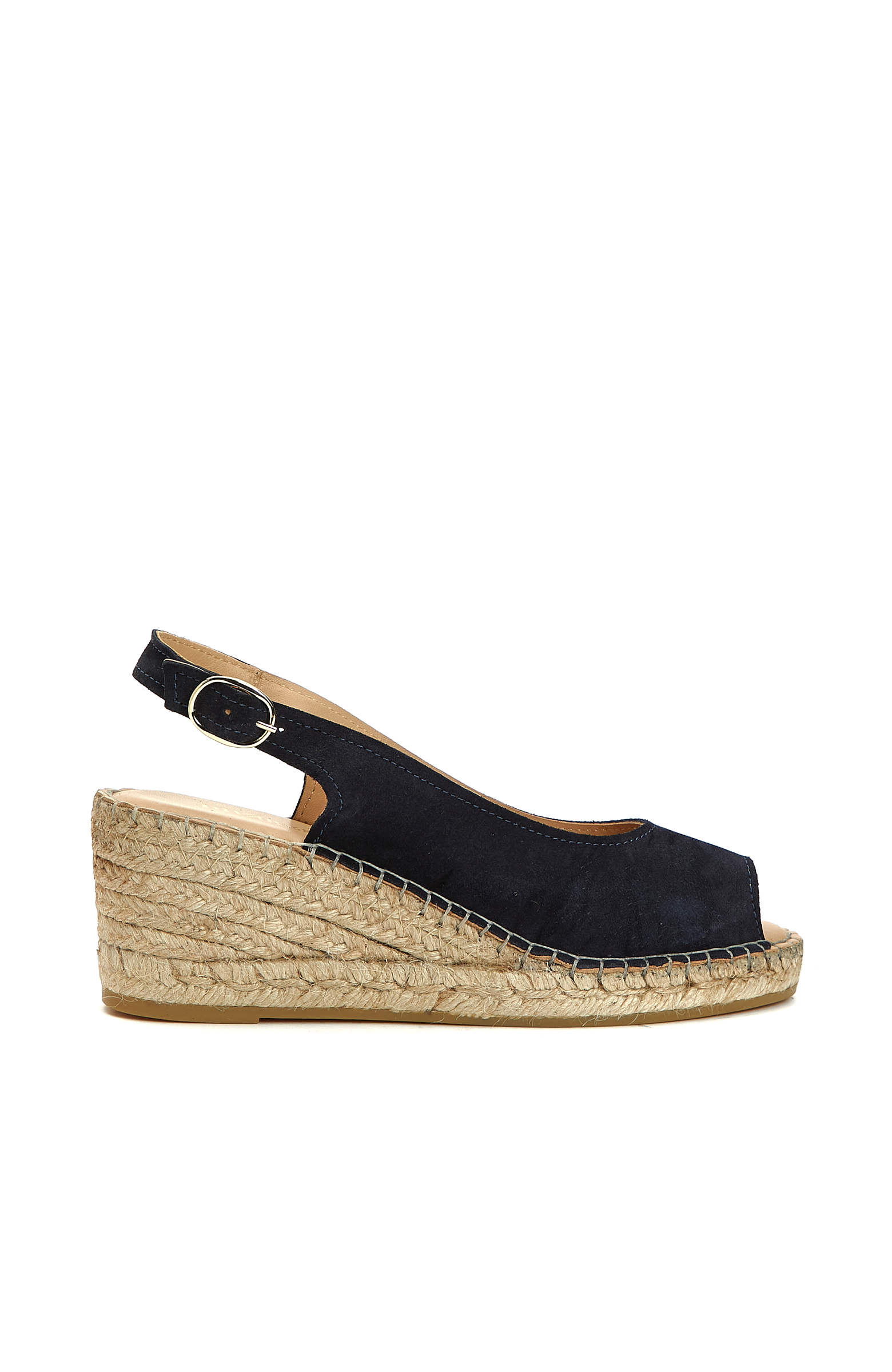 Lacivert Kadın Süet Espadril