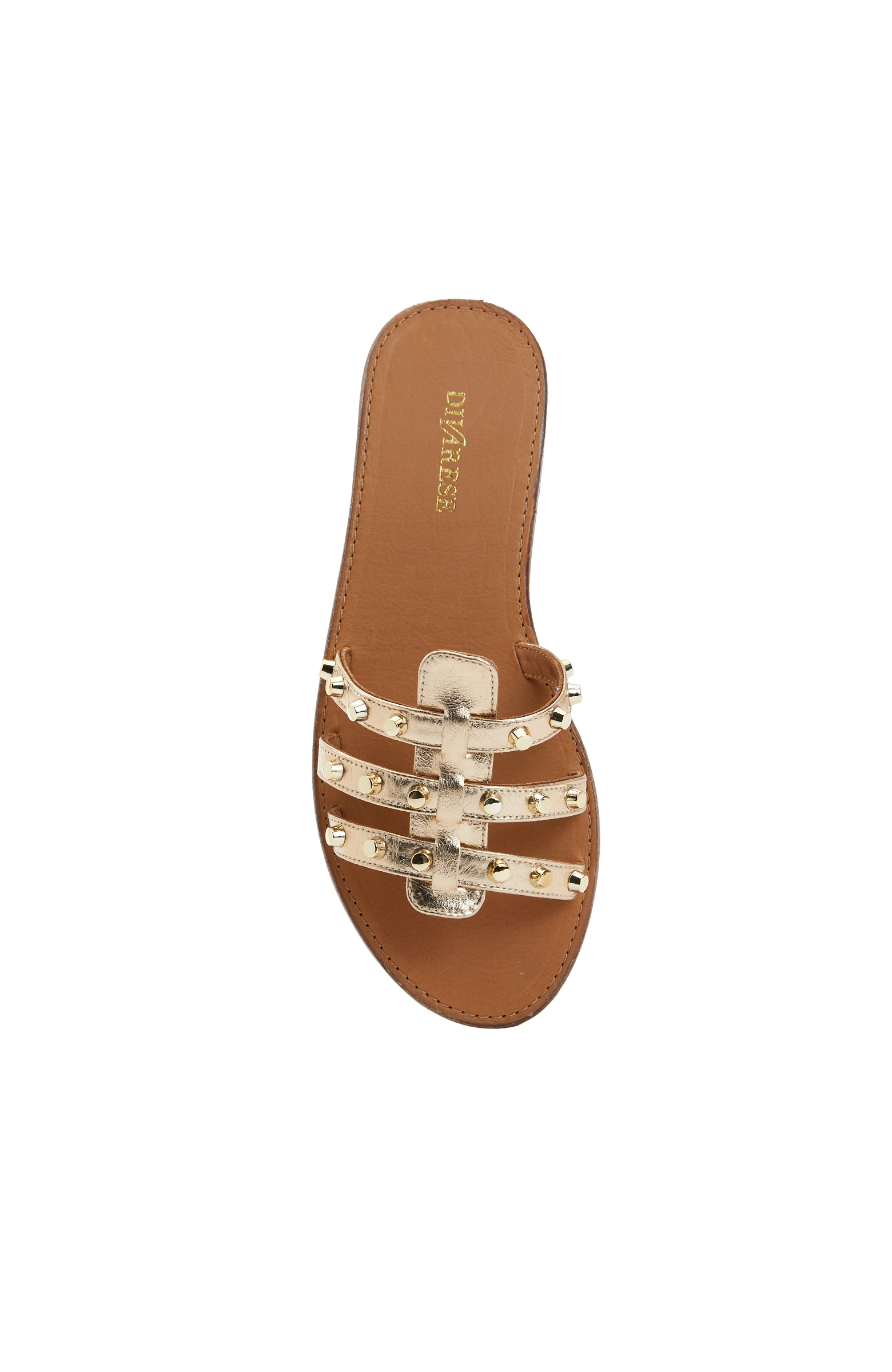 Gold Kadın Deri Terlik