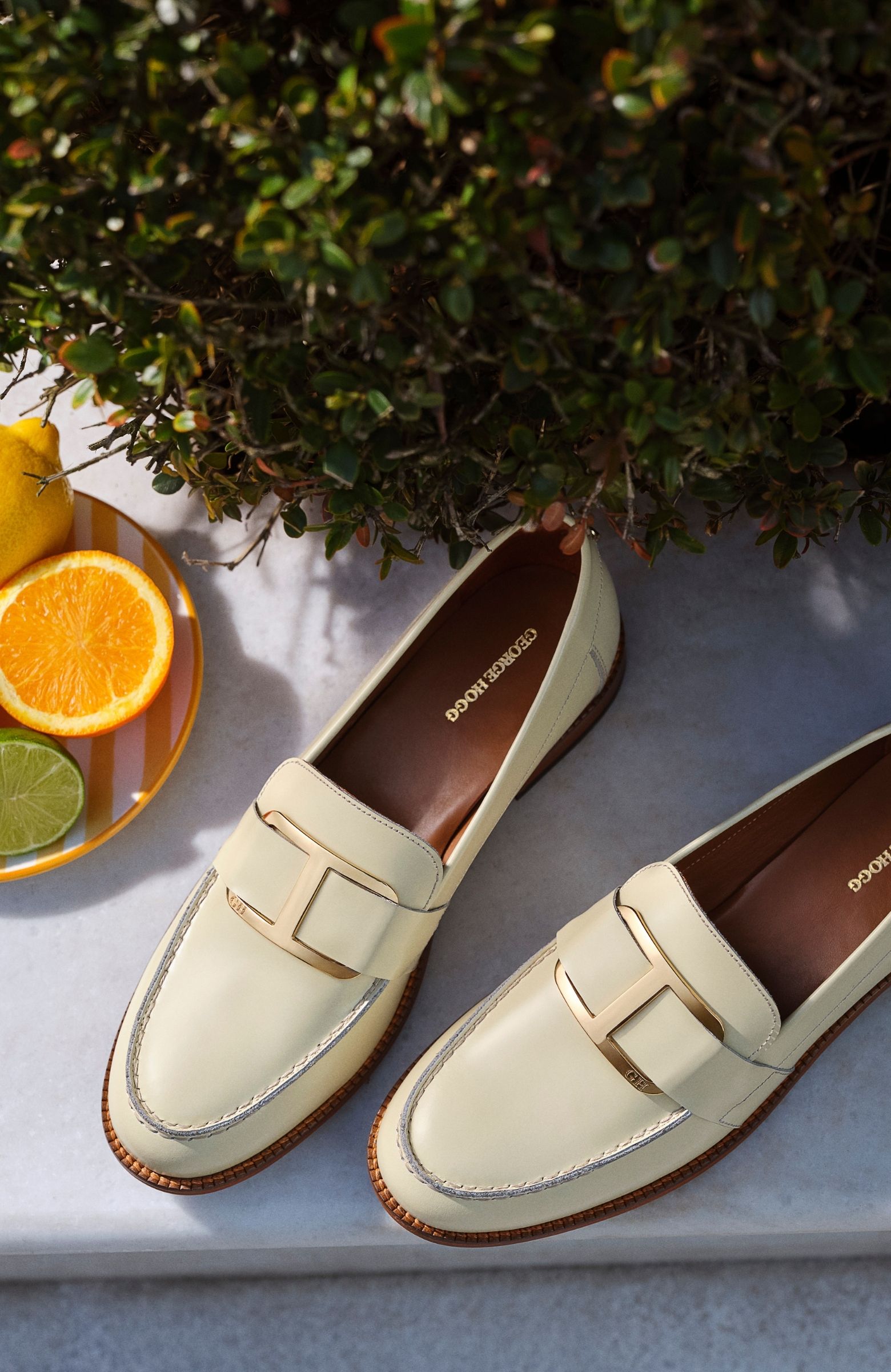 Sarı Kadın Deri Loafer