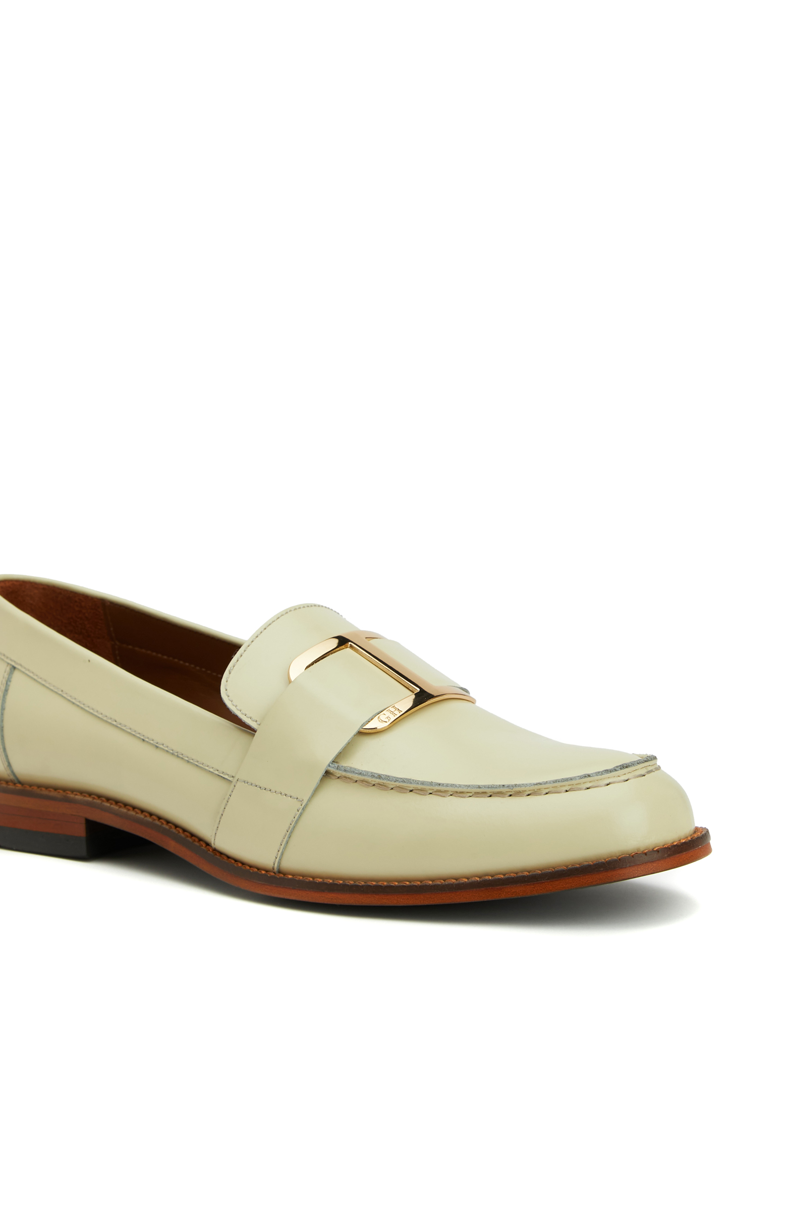 Sarı Kadın Deri Loafer