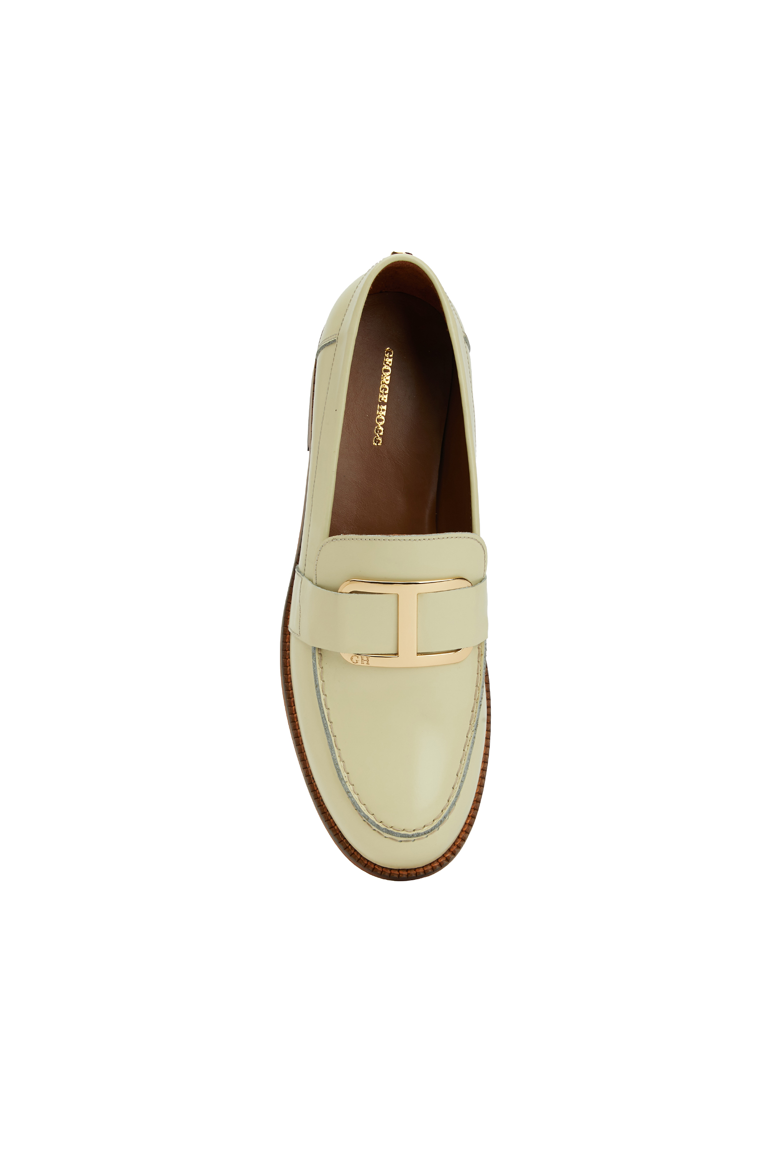 Sarı Kadın Deri Loafer_3