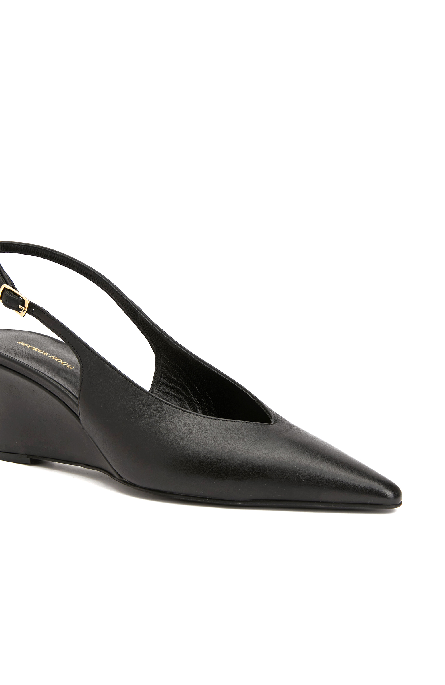 Siyah Kadın Deri Stiletto