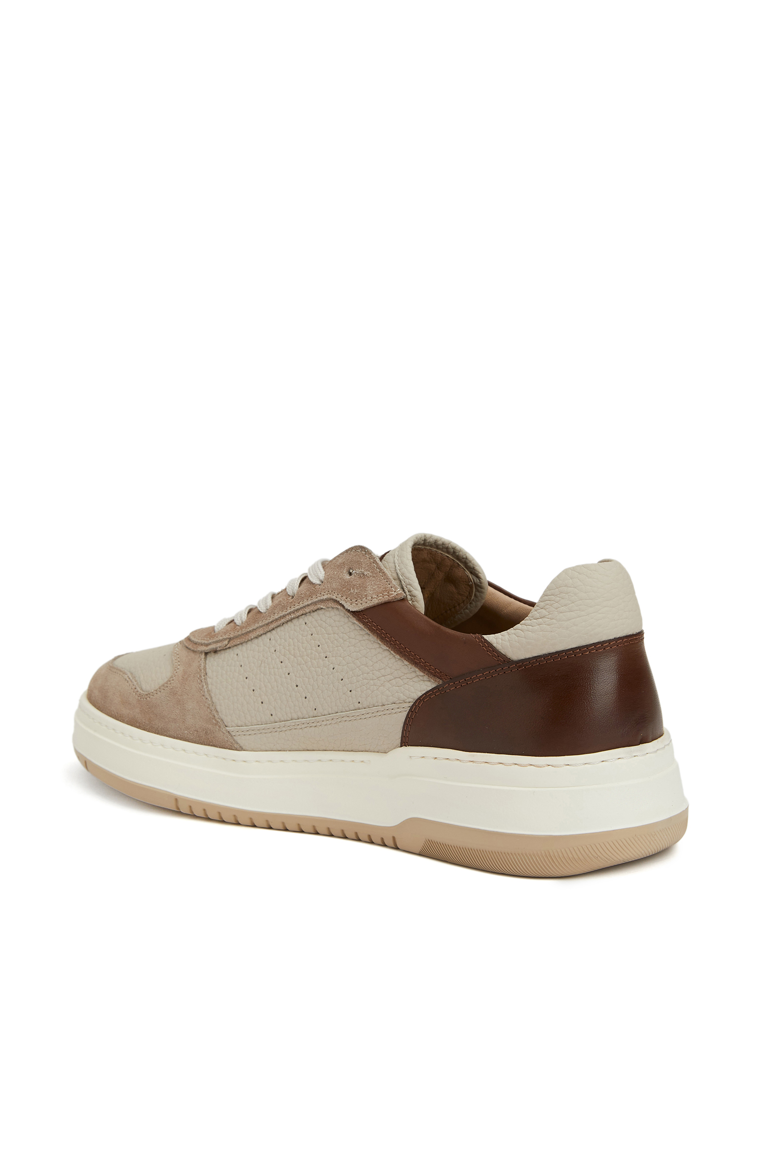 Vizon Kahverengi Erkek Deri Sneaker_2