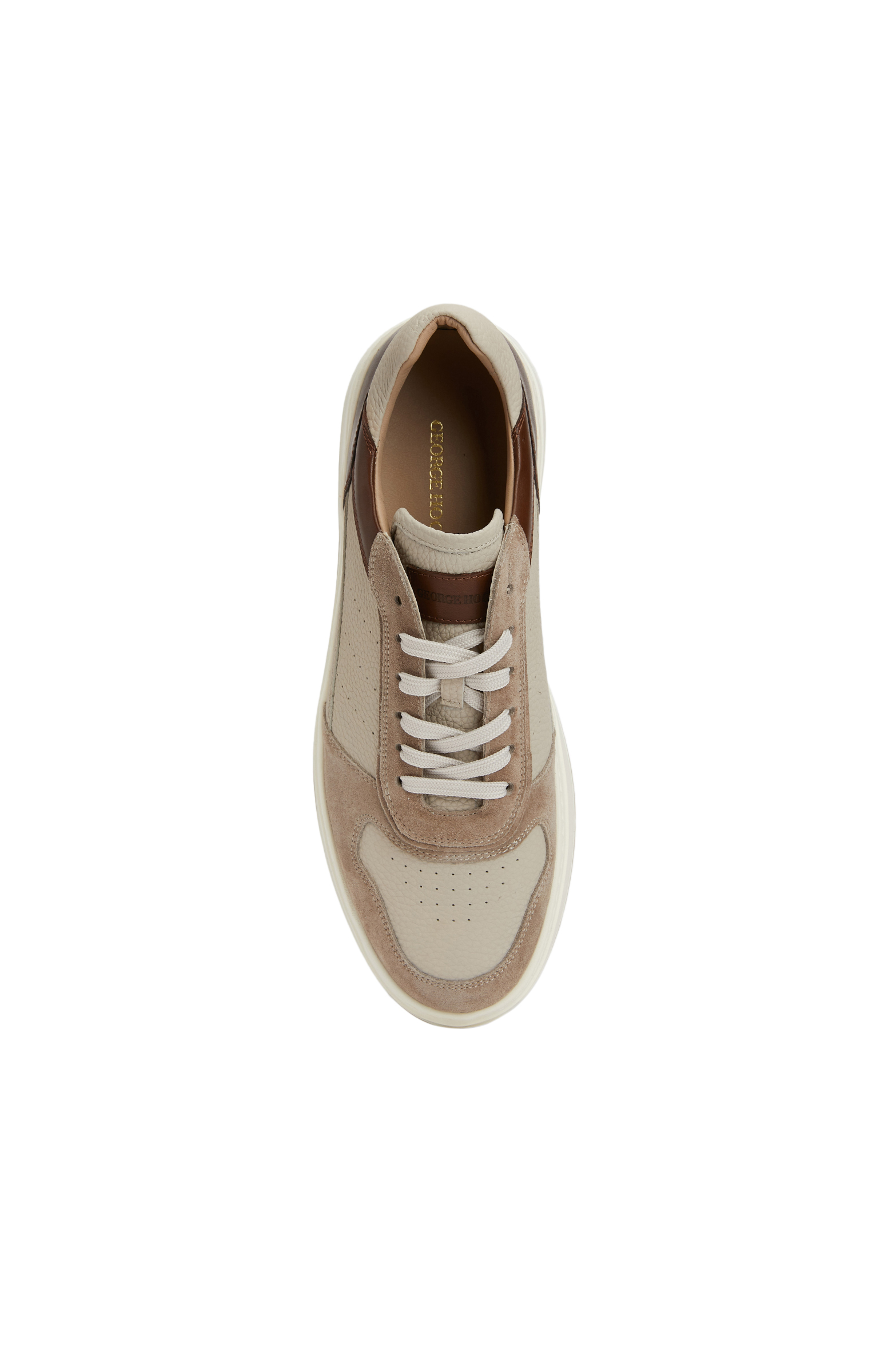 Vizon Kahverengi Erkek Deri Sneaker_3