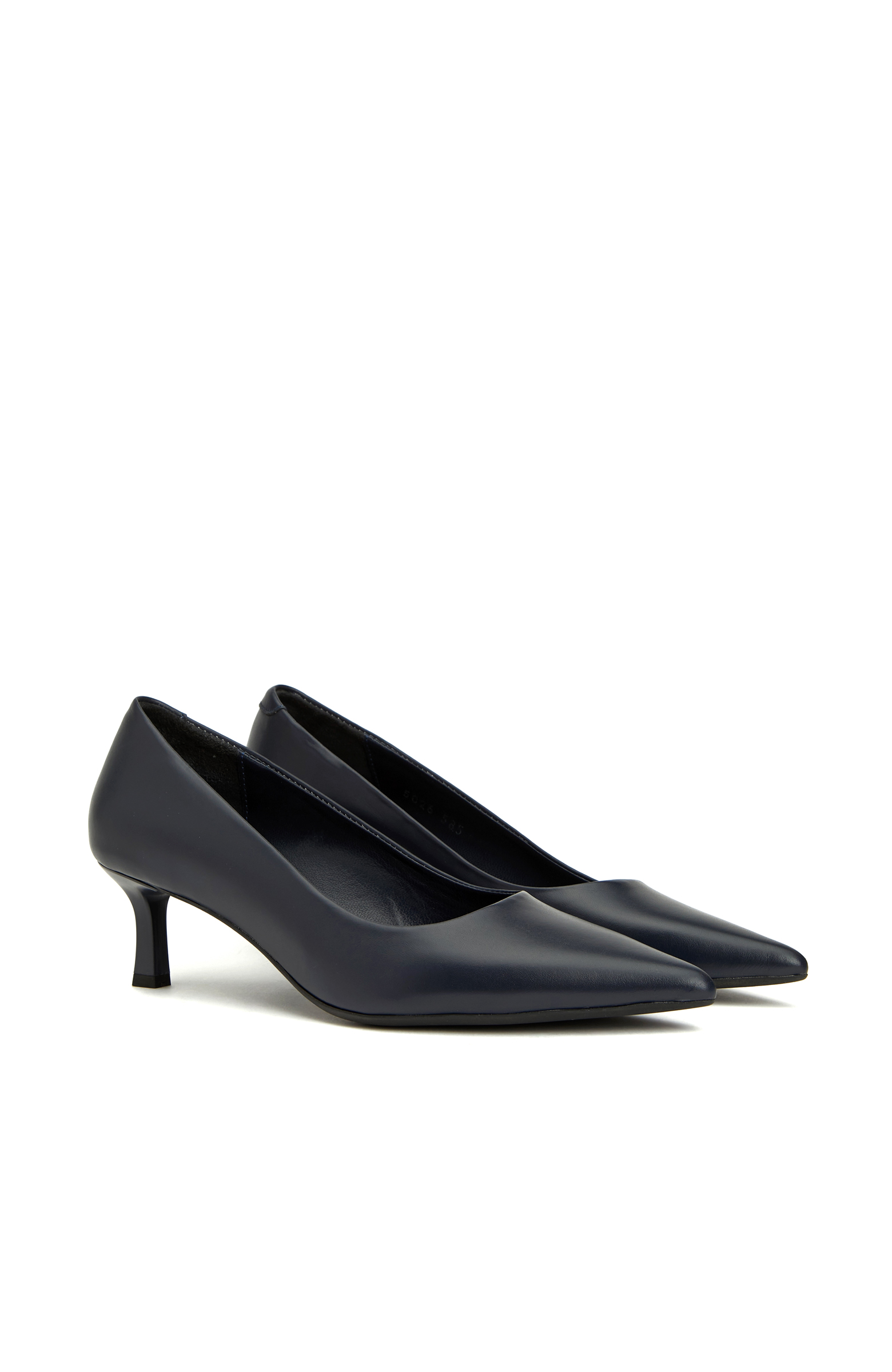 Lacivert Deri Stiletto_1