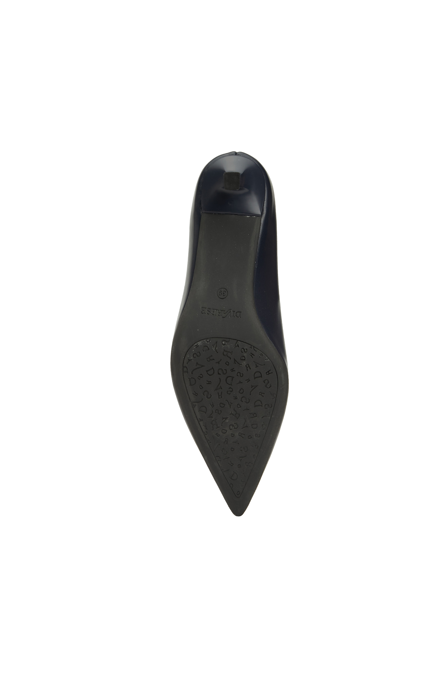 Lacivert Deri Stiletto_4
