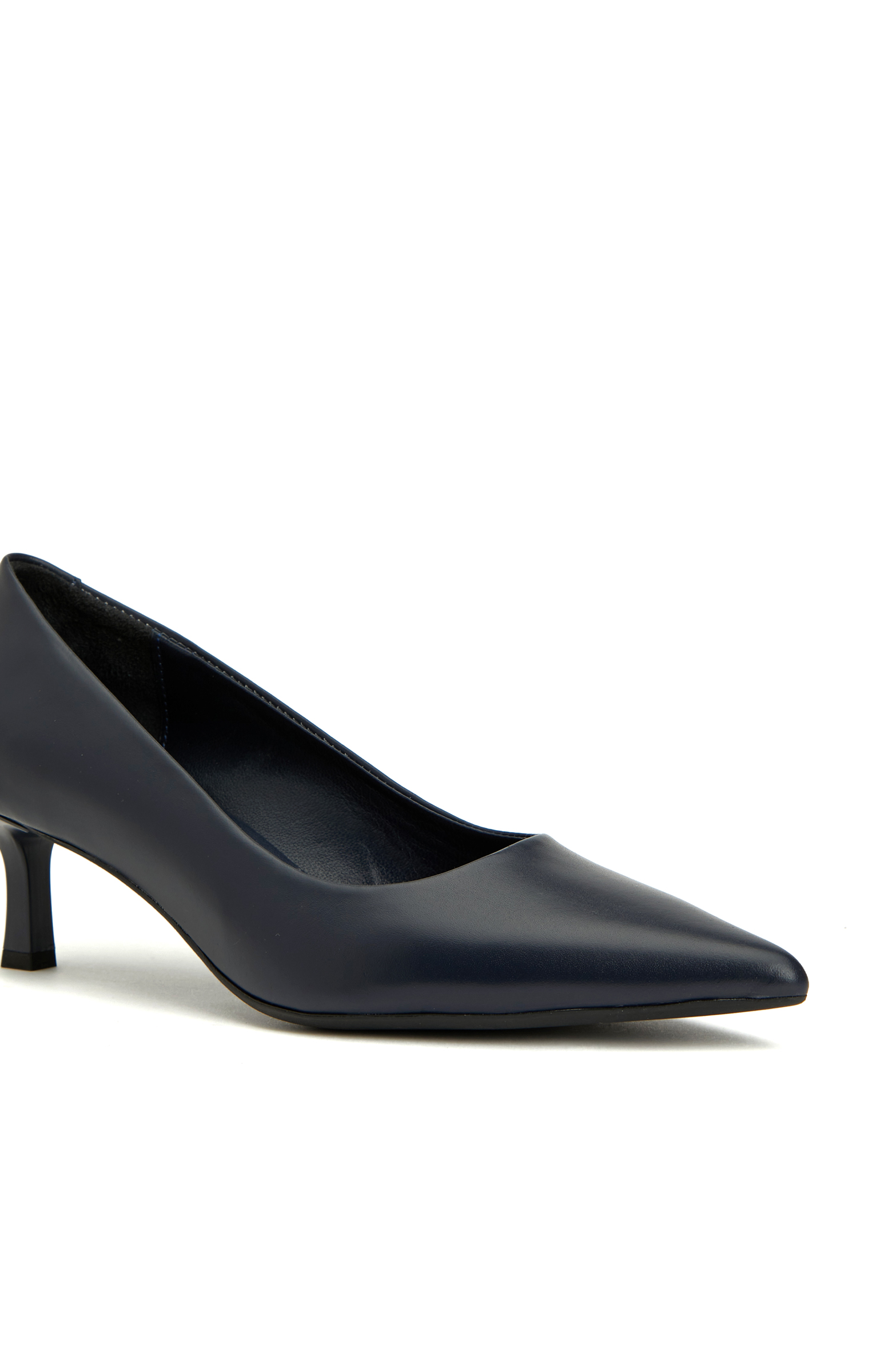 Lacivert Deri Stiletto_5