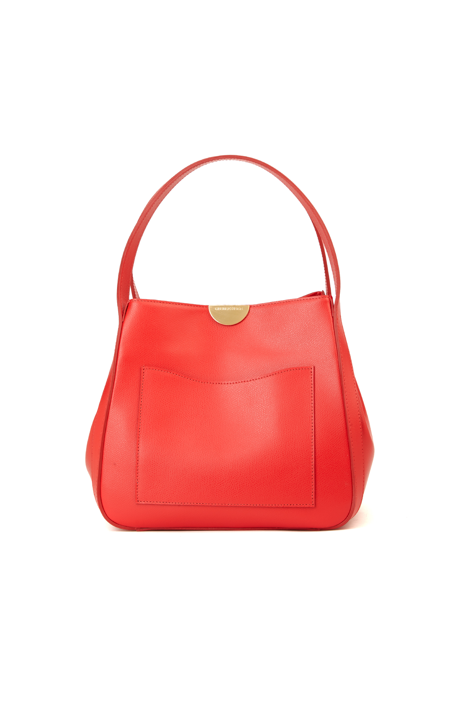 Kırmızı kadın Deri Çanta