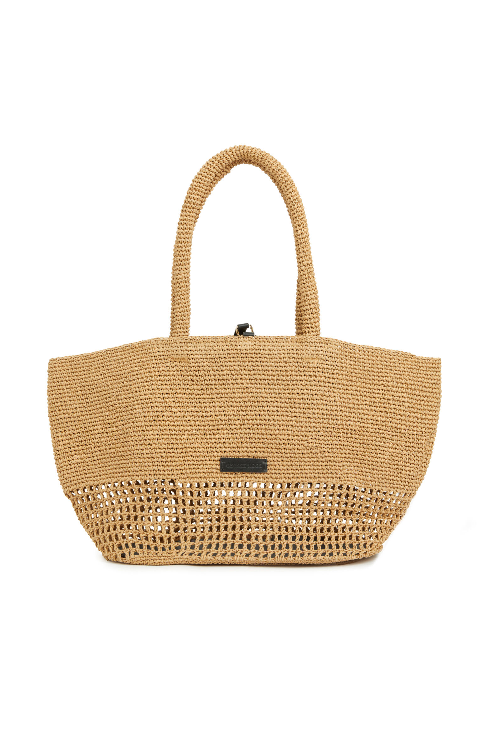 Natürel 2 Cepli Kadın Hasır Çanta