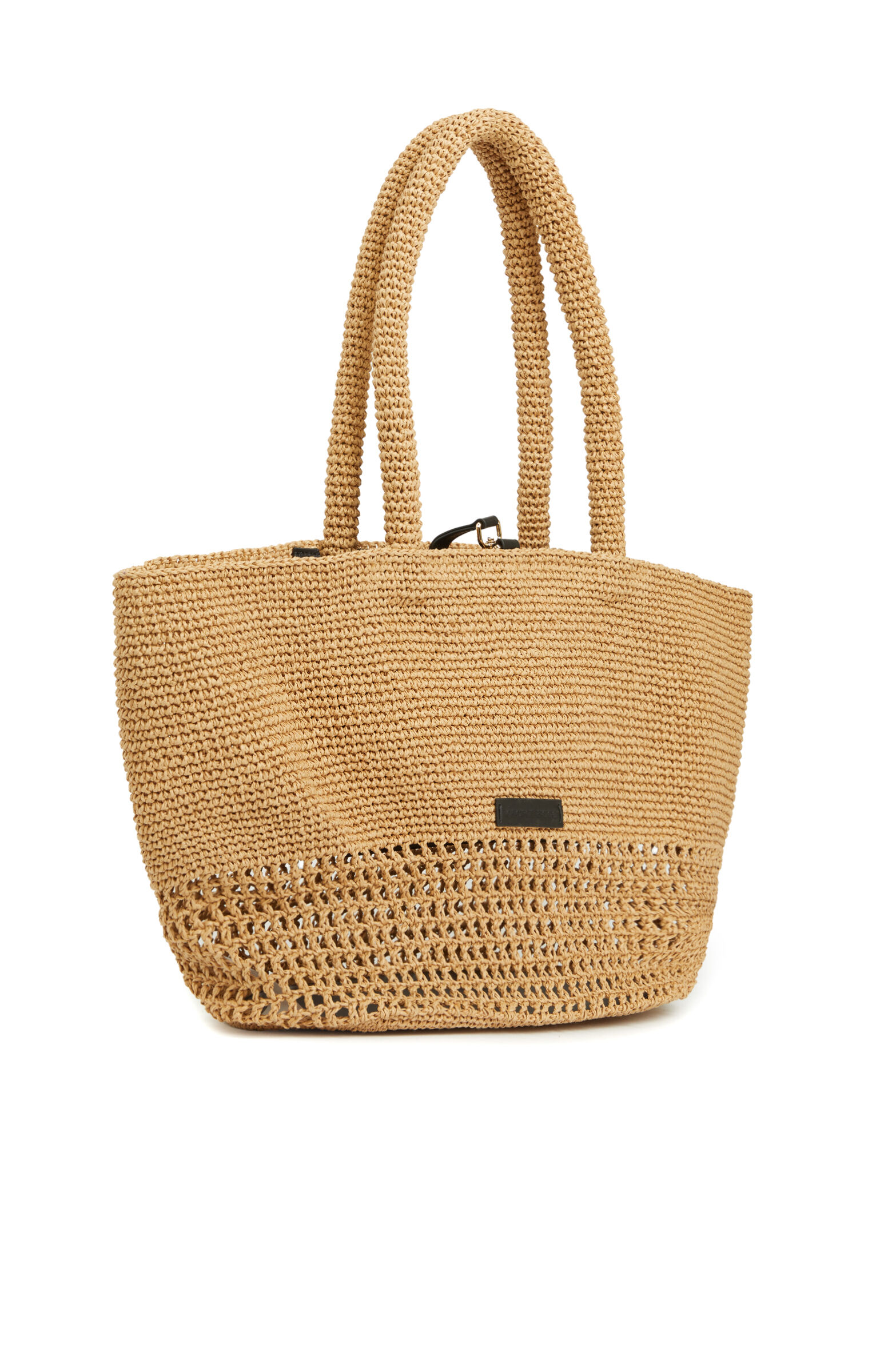 Natürel 2 Cepli Kadın Hasır Çanta