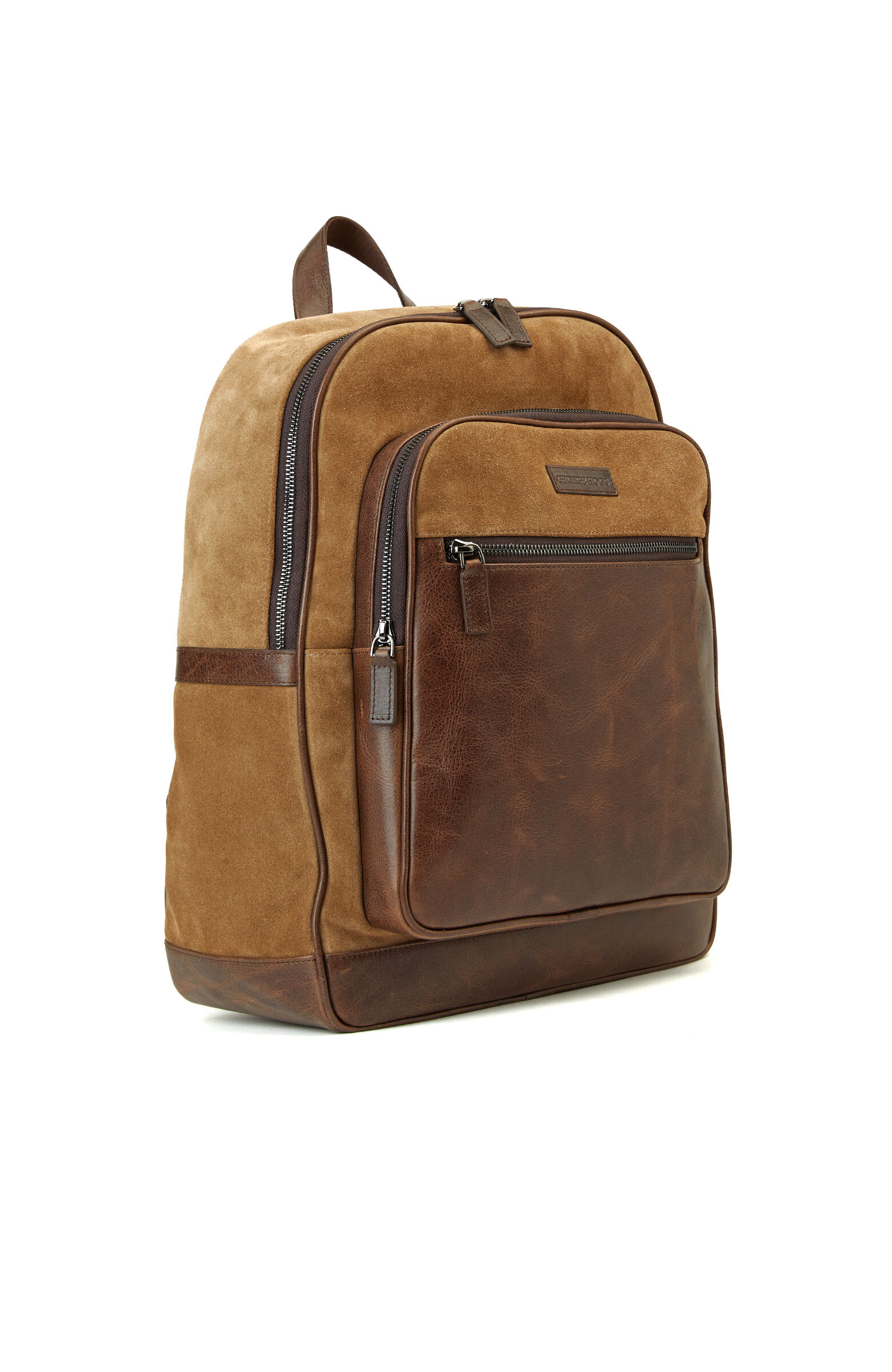 Kahverengi Taba Erkek Deri Sırt Çantası