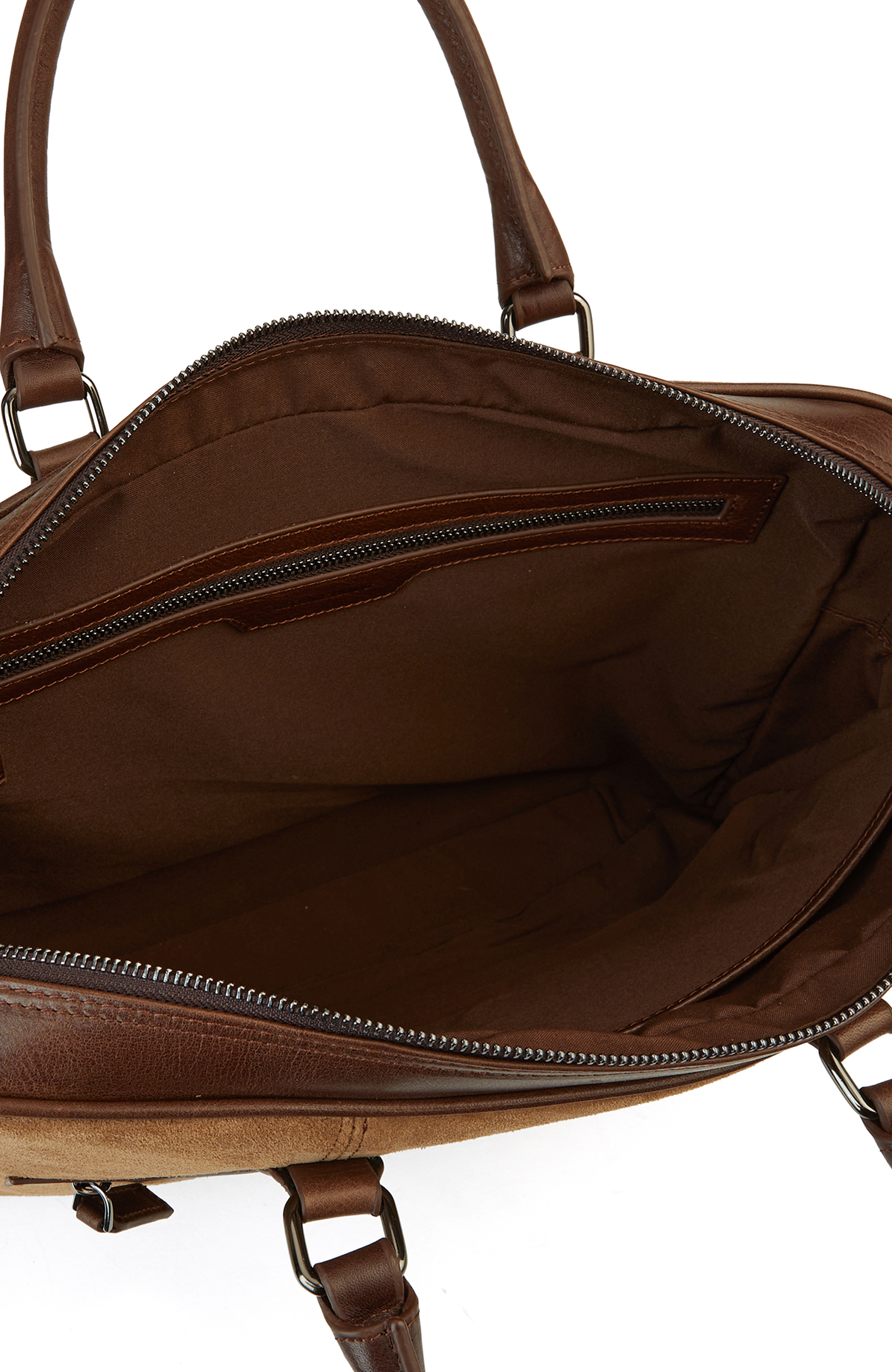 Kahverengi Taba Erkek Deri Laptop Çantası