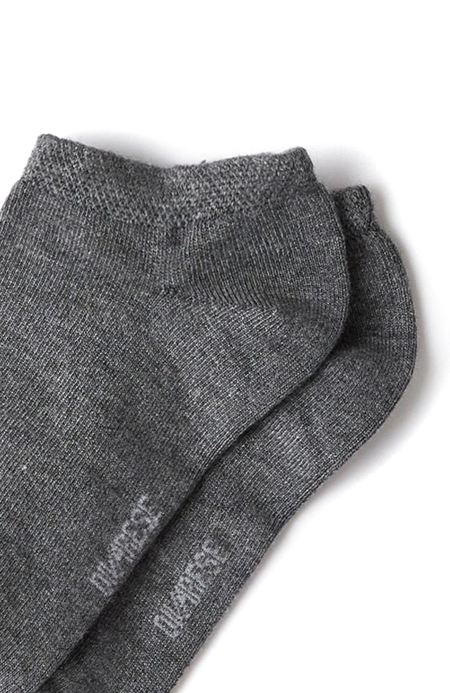 Gri Beyaz 2li Bambu Kadın Çorap Seti