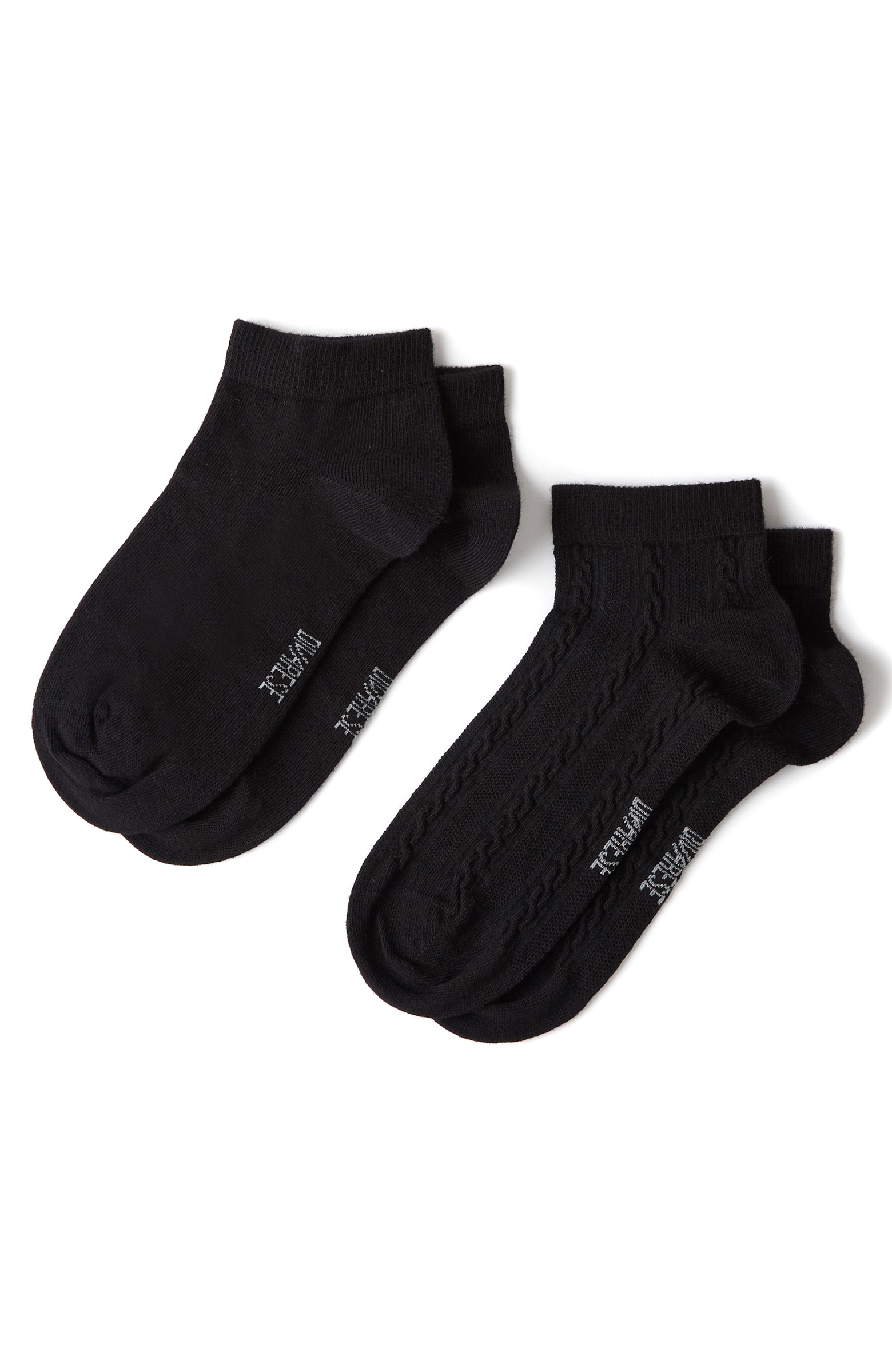 Siyah 2li Kadın Çorap Seti