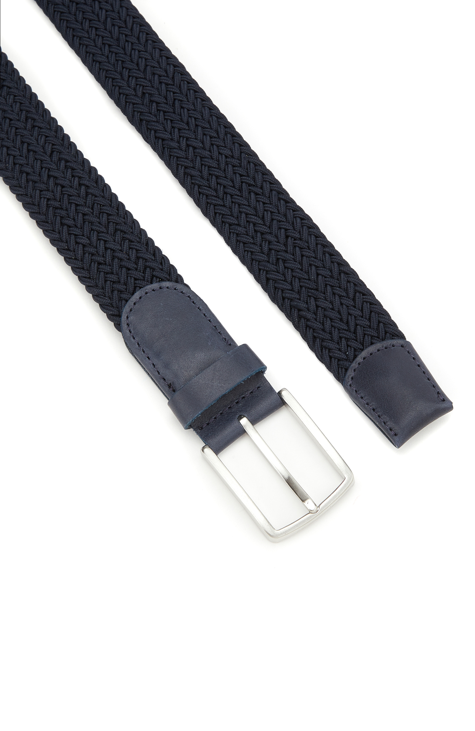 Lacivert Örgü Erkek Kemer