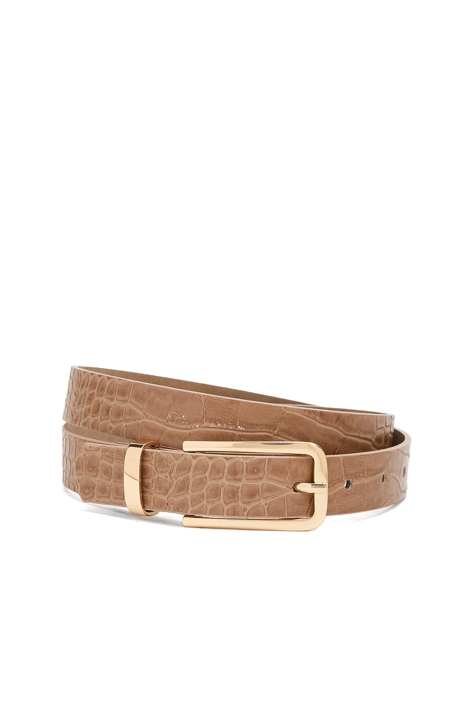 Siyah Kadın Deri Kemer