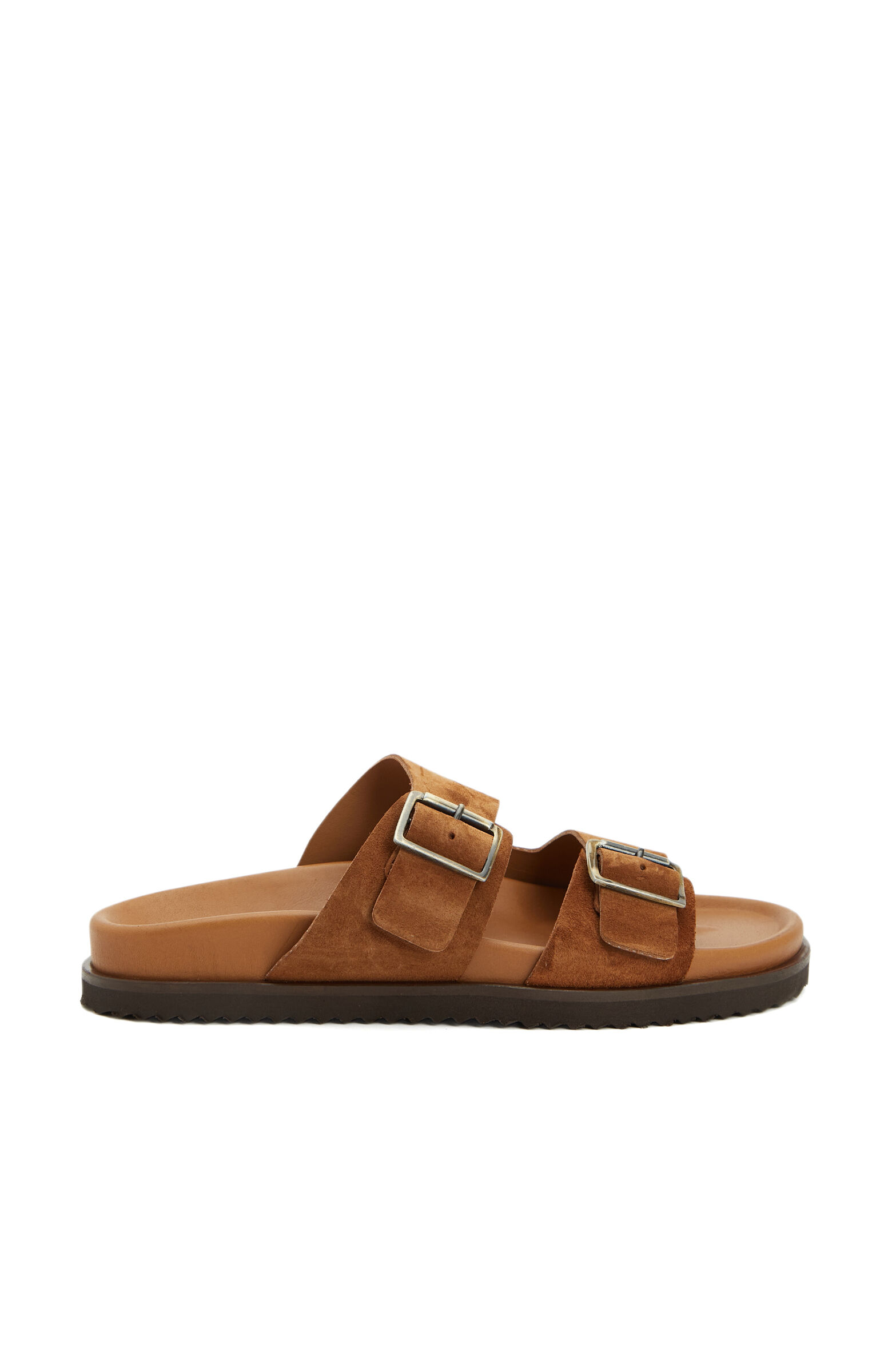 Tan Women's Suede Slippers