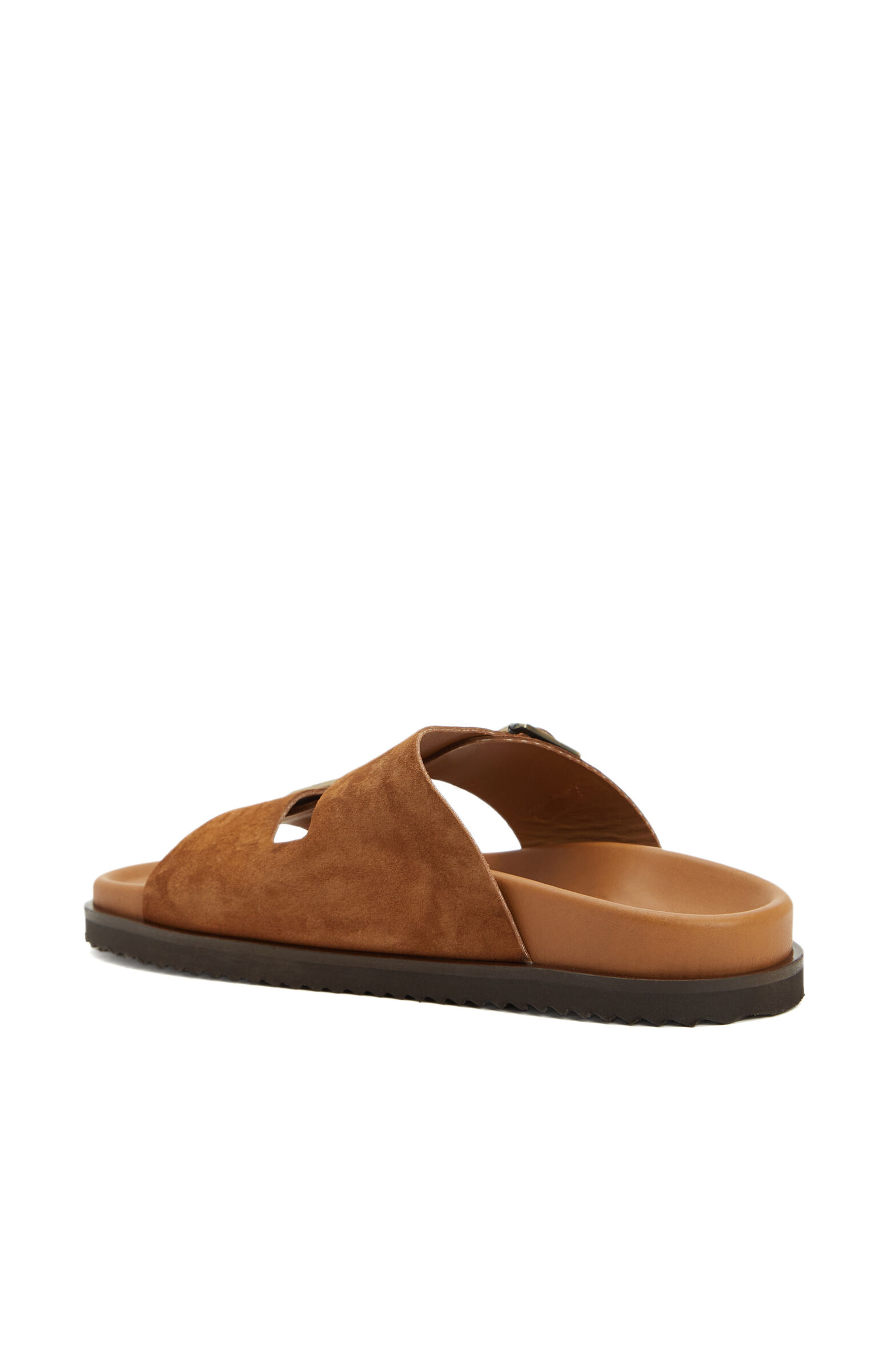 Tan Women's Suede Slippers