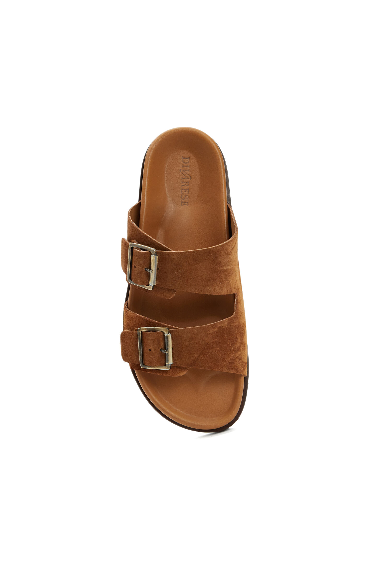 Tan Women's Suede Slippers