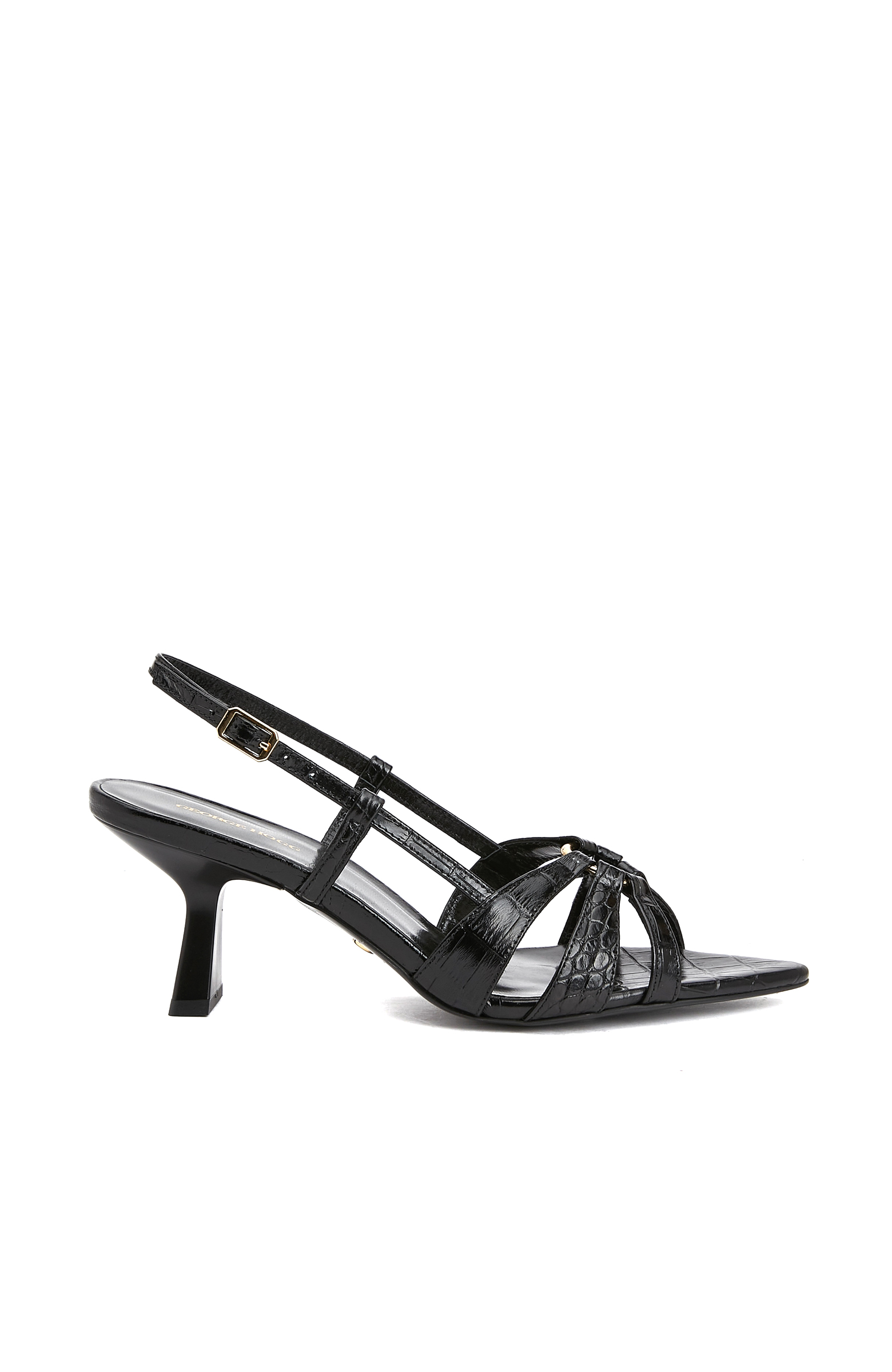 Siyah Kadın Deri Sandalet