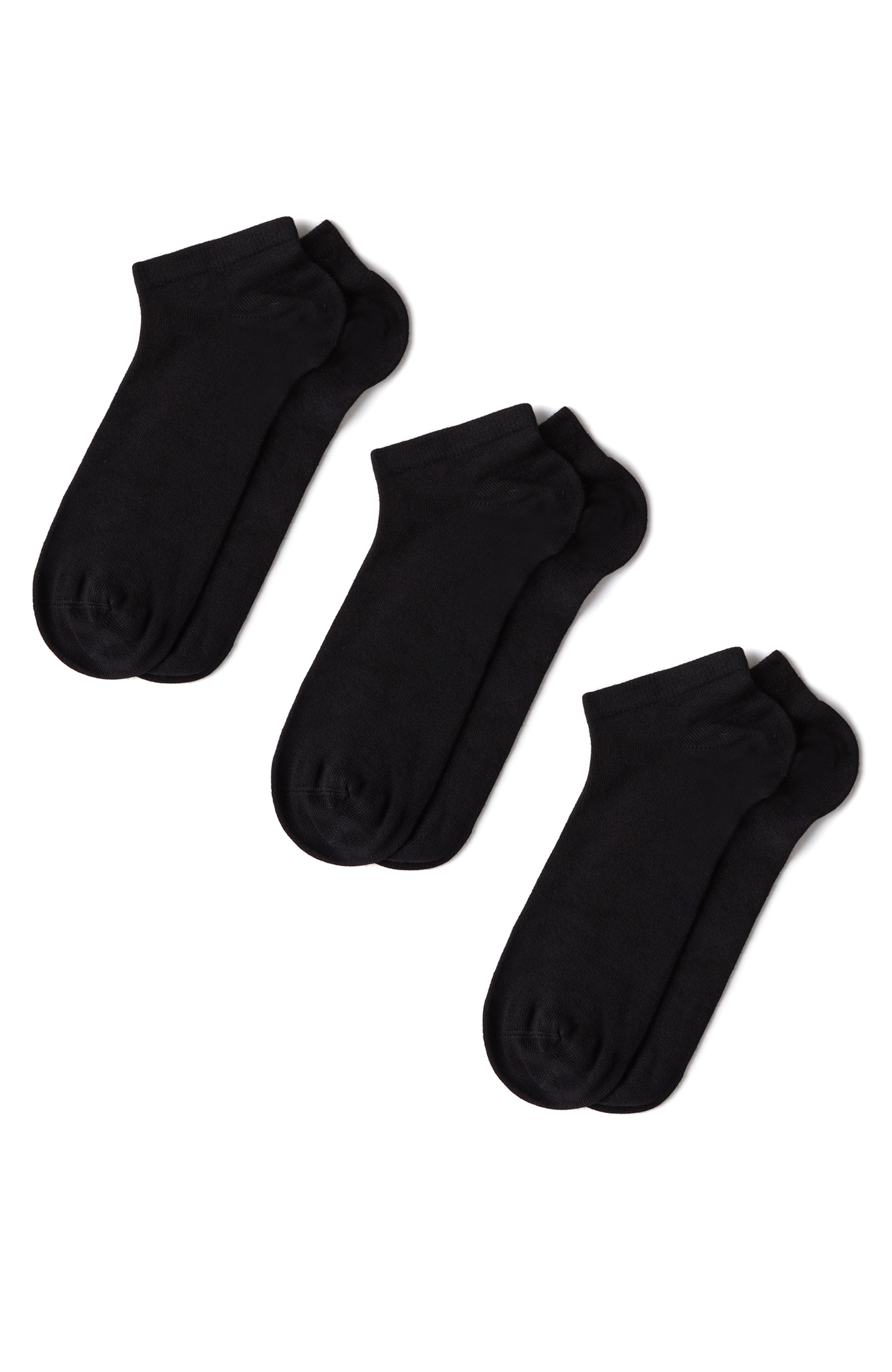 3lü Siyah Erkek Bambu Çorap Seti