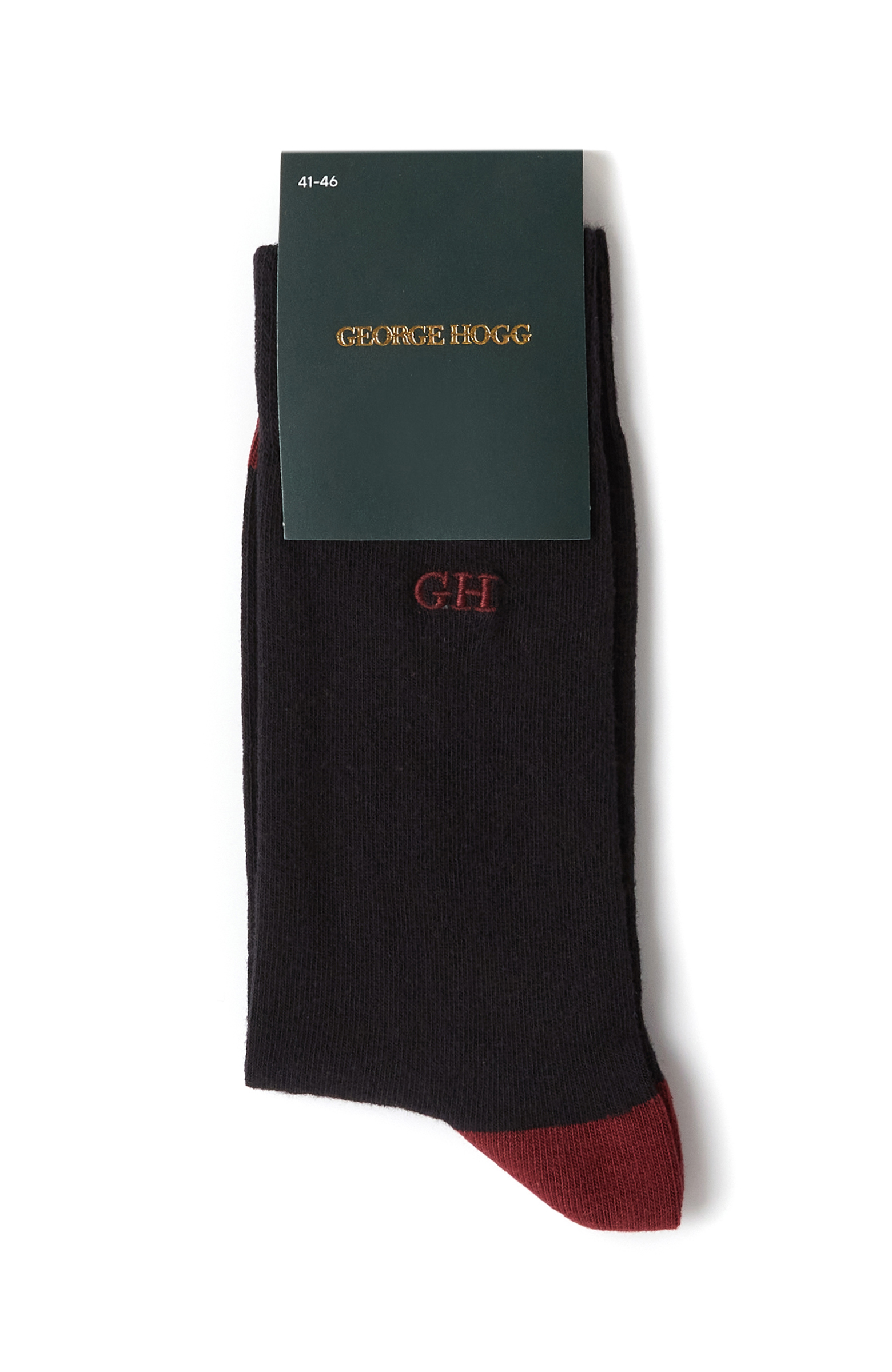 Siyah Bordo Erkek Çorap