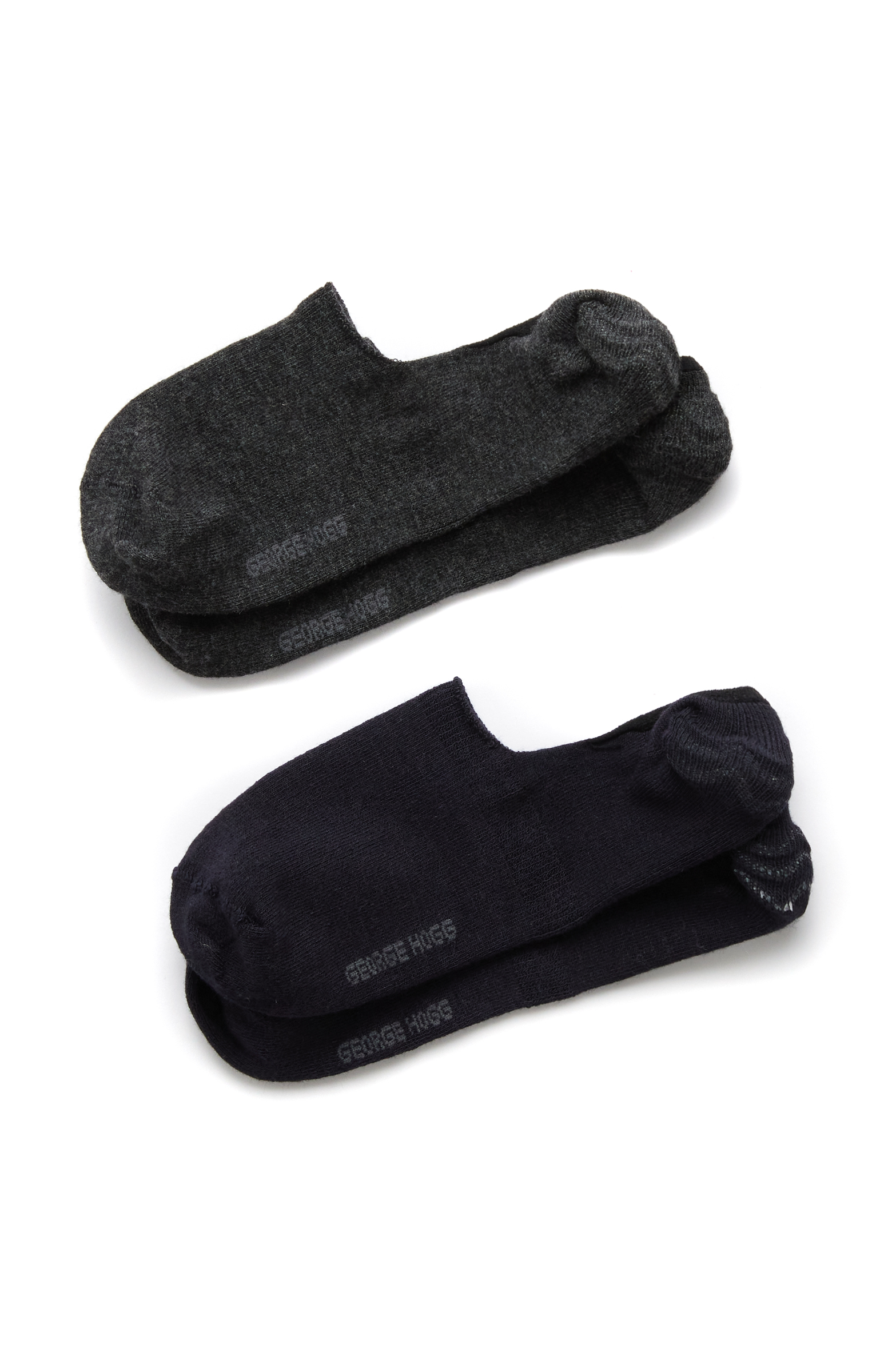 Siyah Lacivert 2li Erkek Bambu Çorap Seti