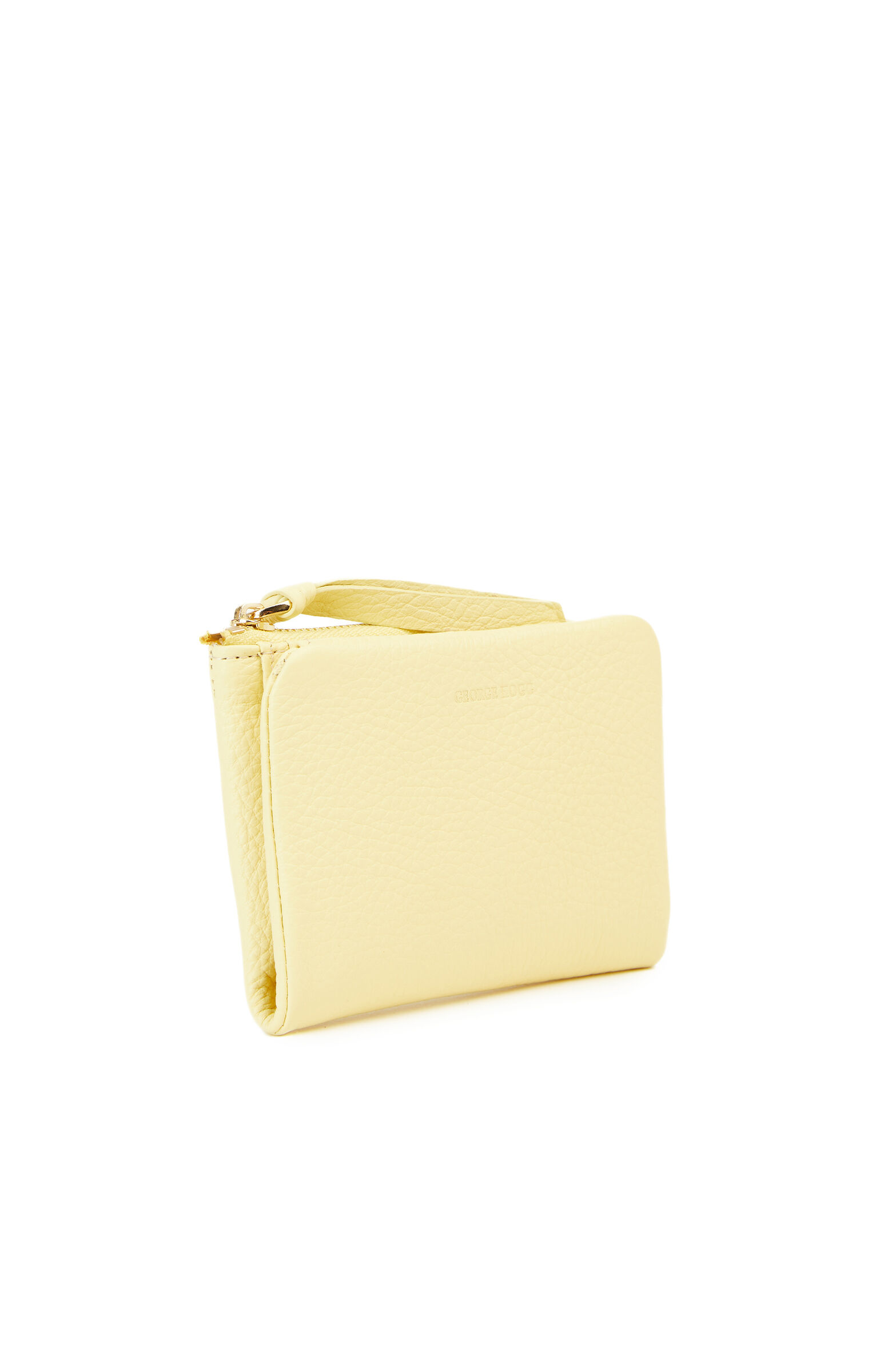 Sarı Kadın Deri Kartlıklı Cüzdan