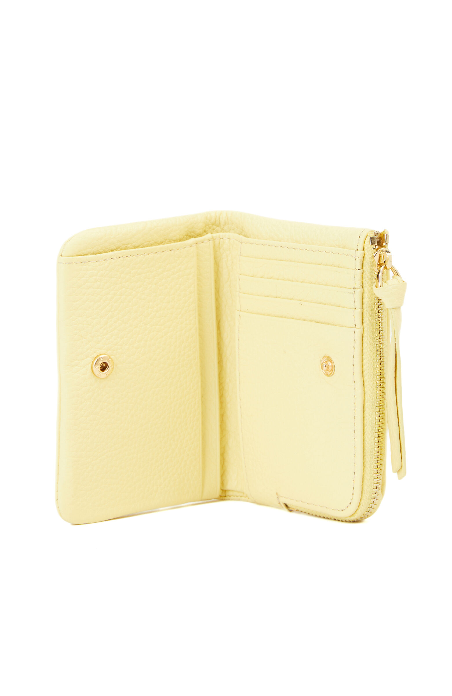 Sarı Kadın Deri Kartlıklı Cüzdan