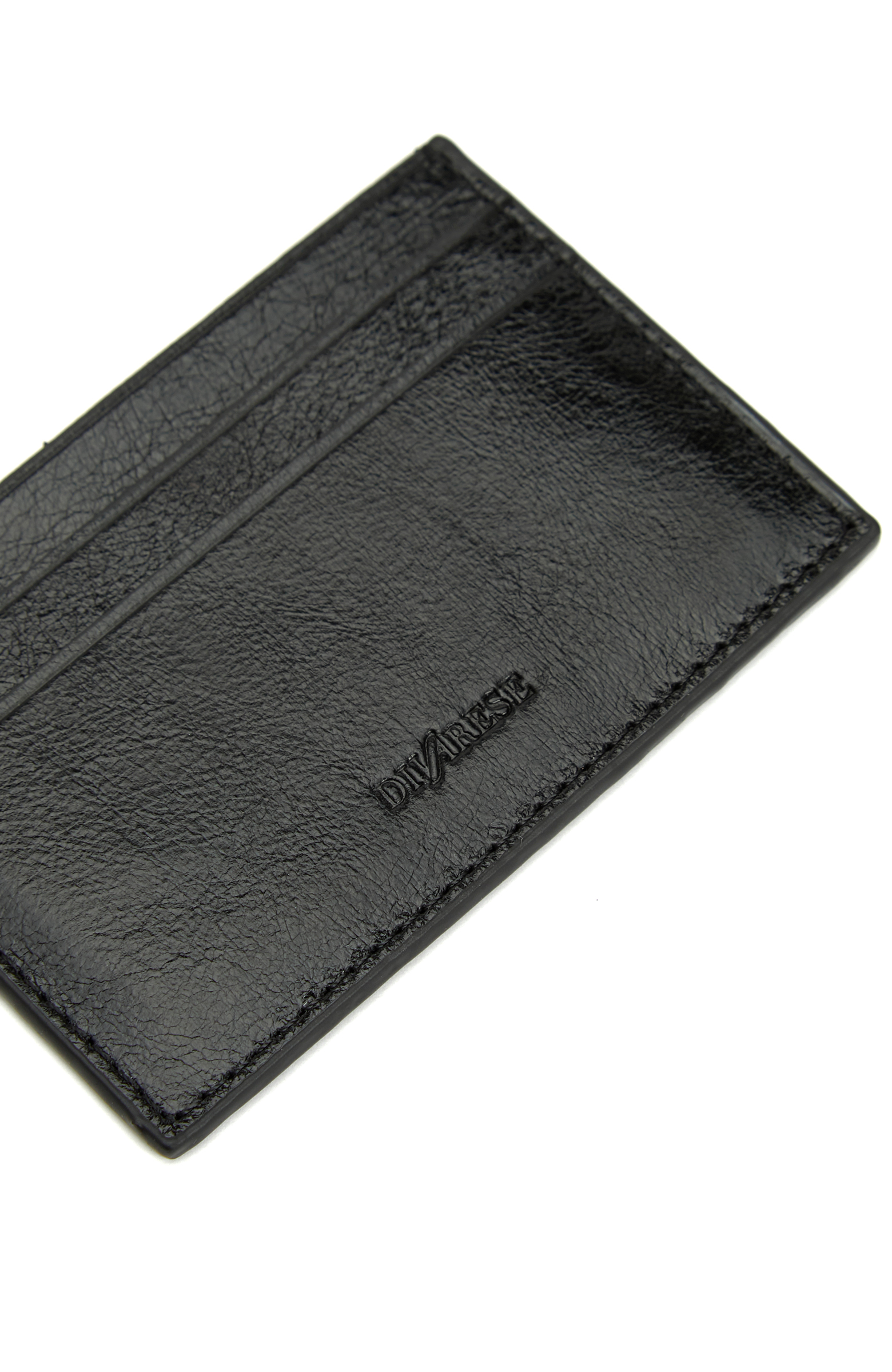 Siyah Kadın Deri Kartlık