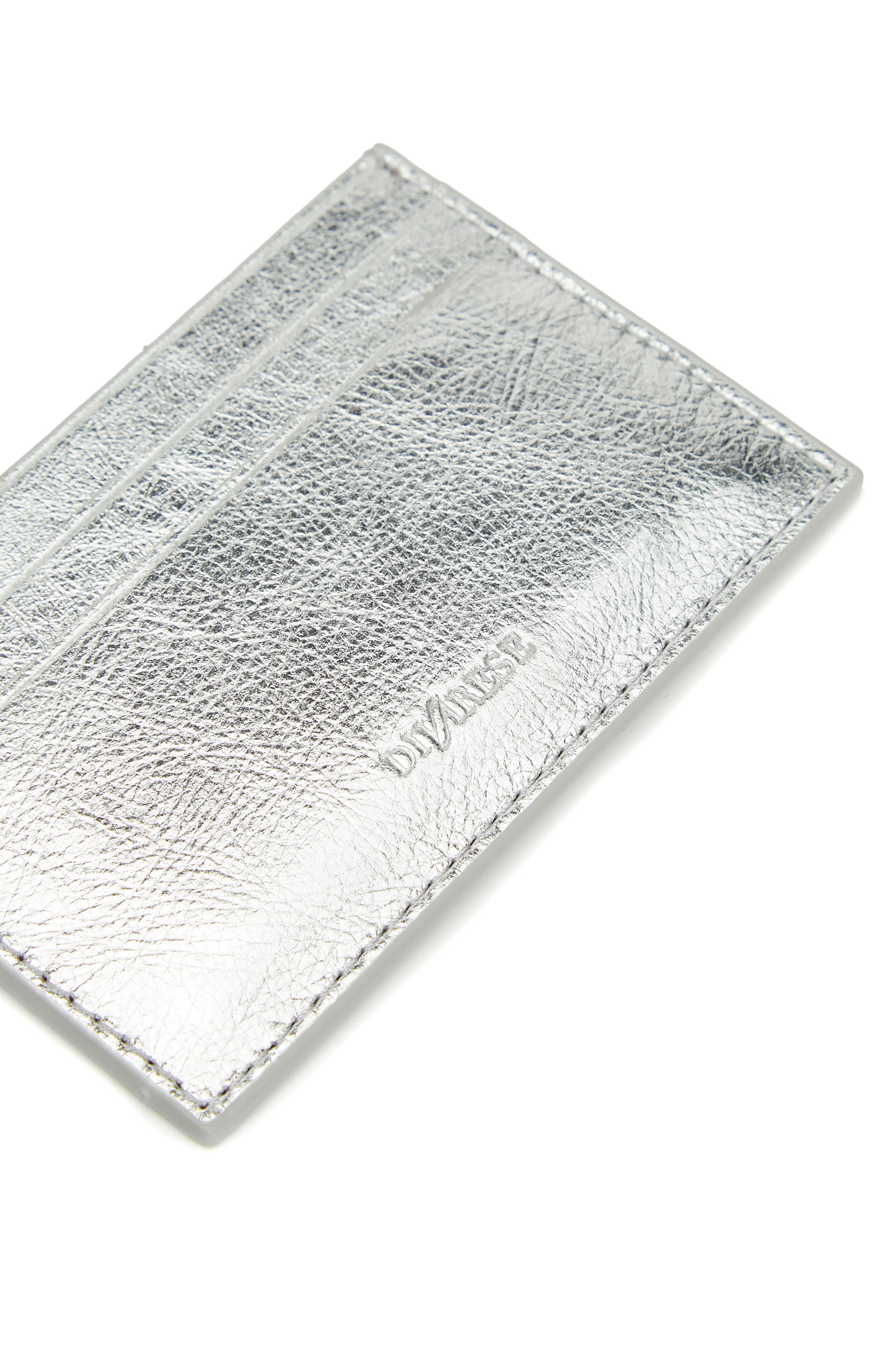 Gümüş Kadın Deri Kartlık