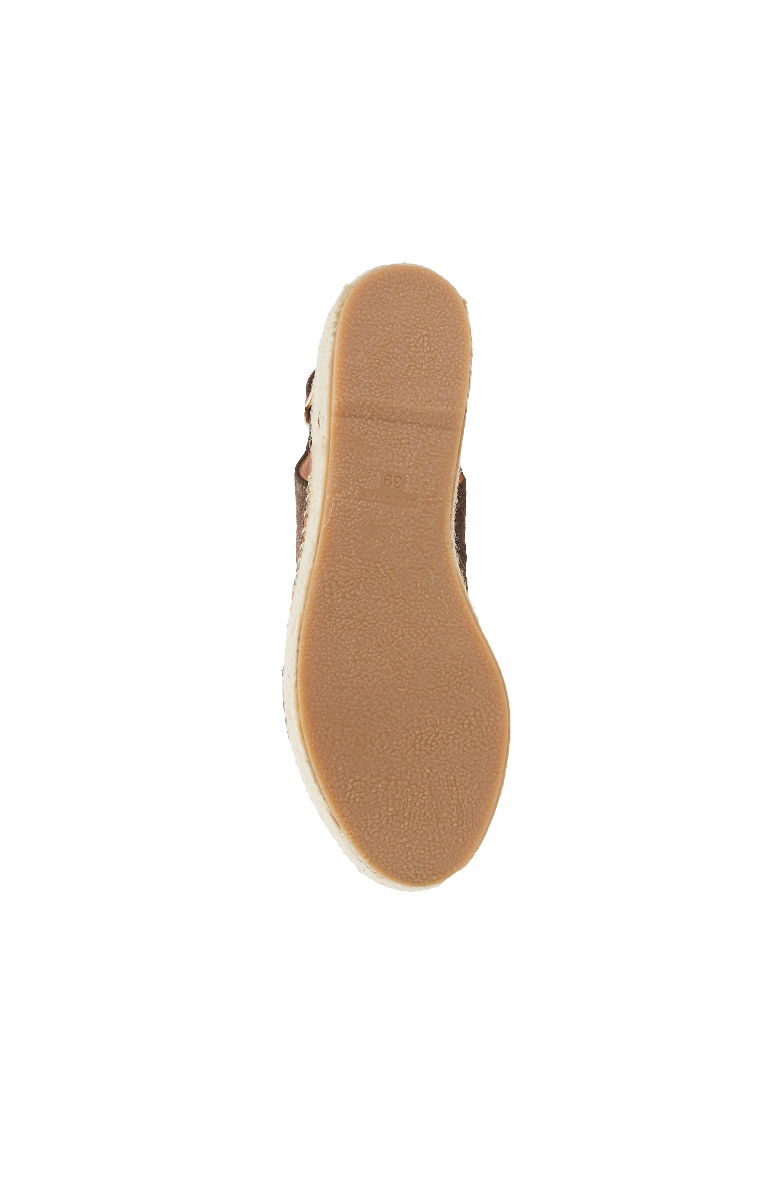 Kahverengi Kadın Deri Espadril