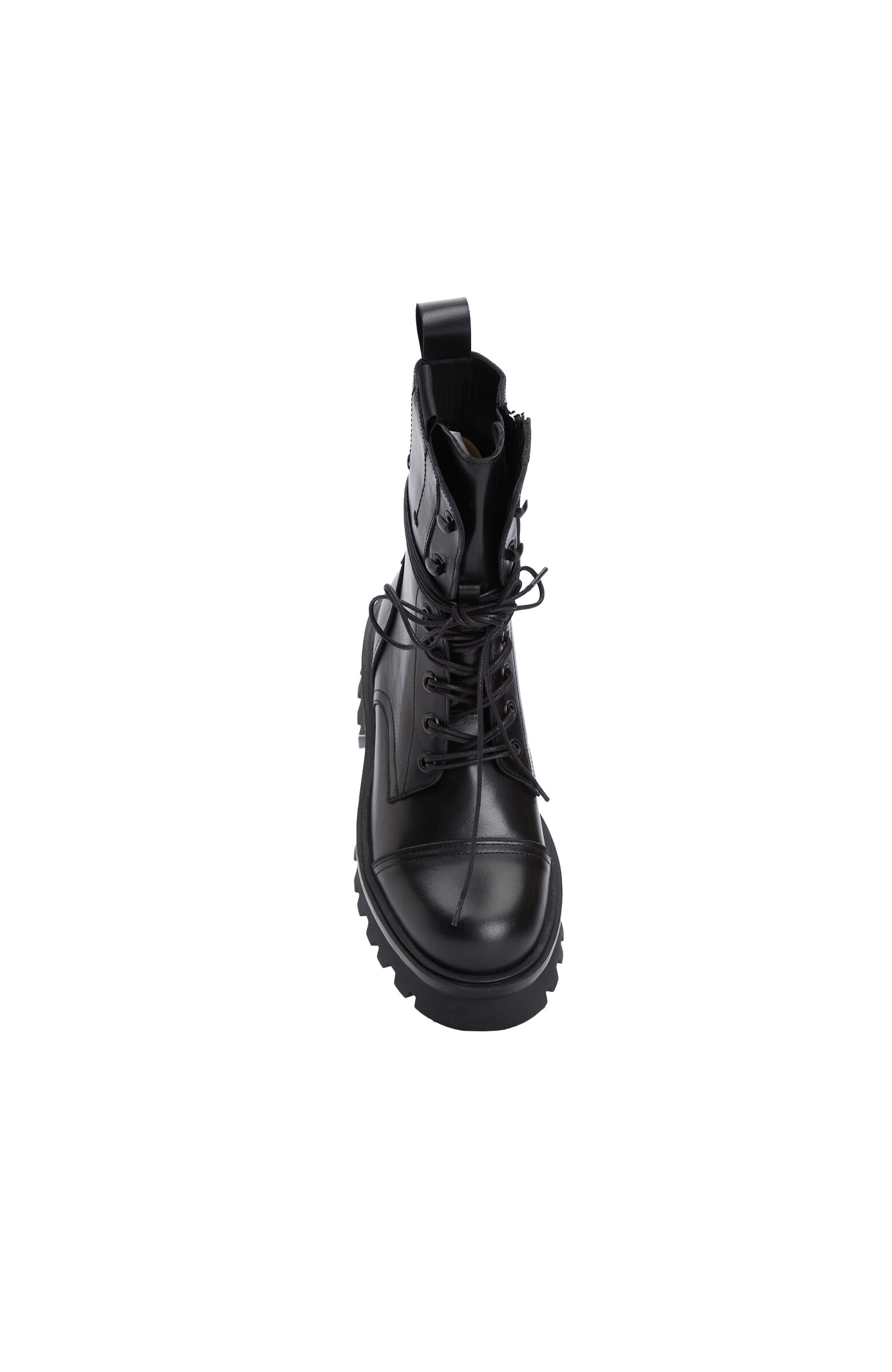 Black Women's Postal Leather Boots