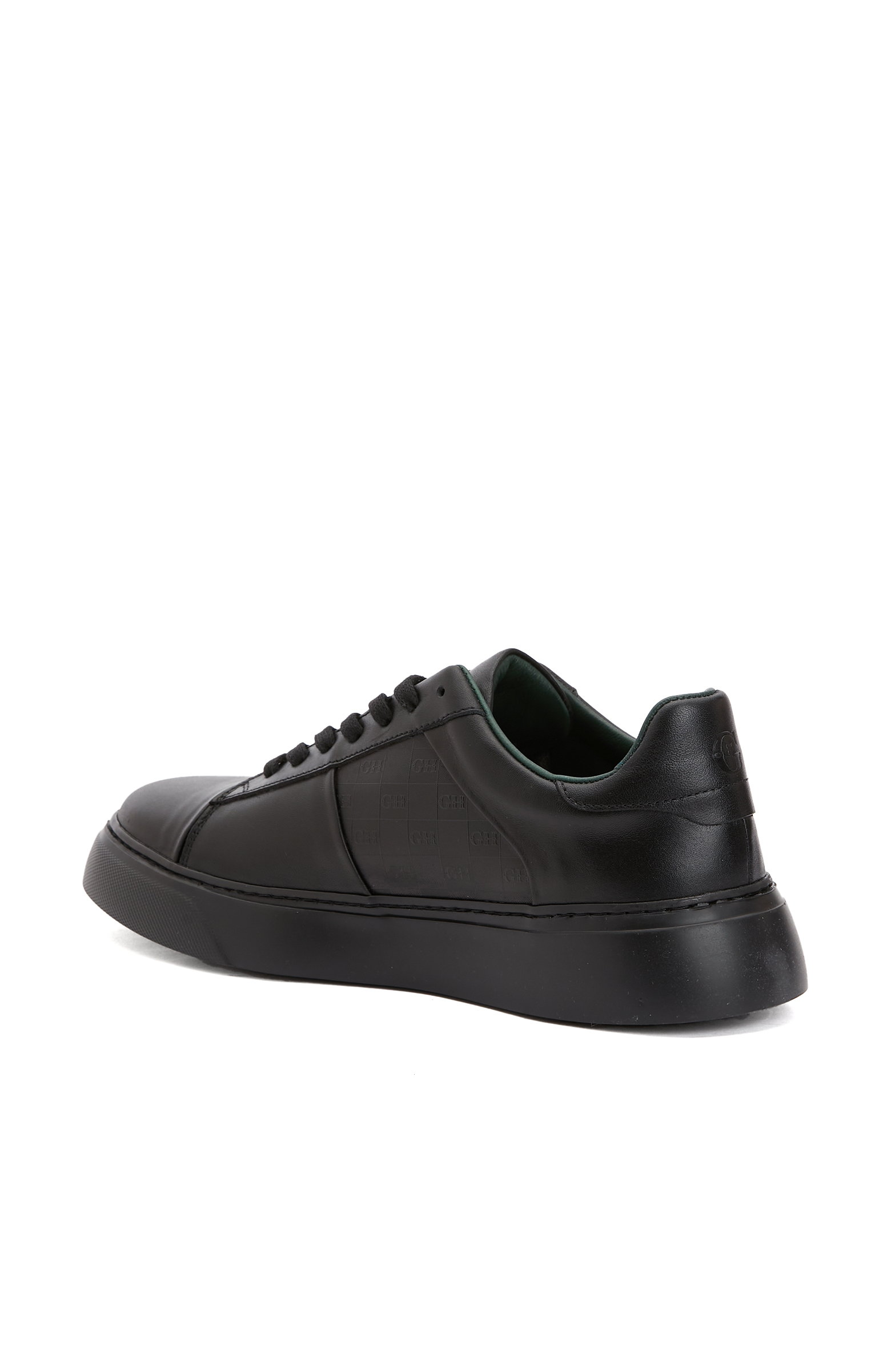 Siyah Kadın Deri Sneaker