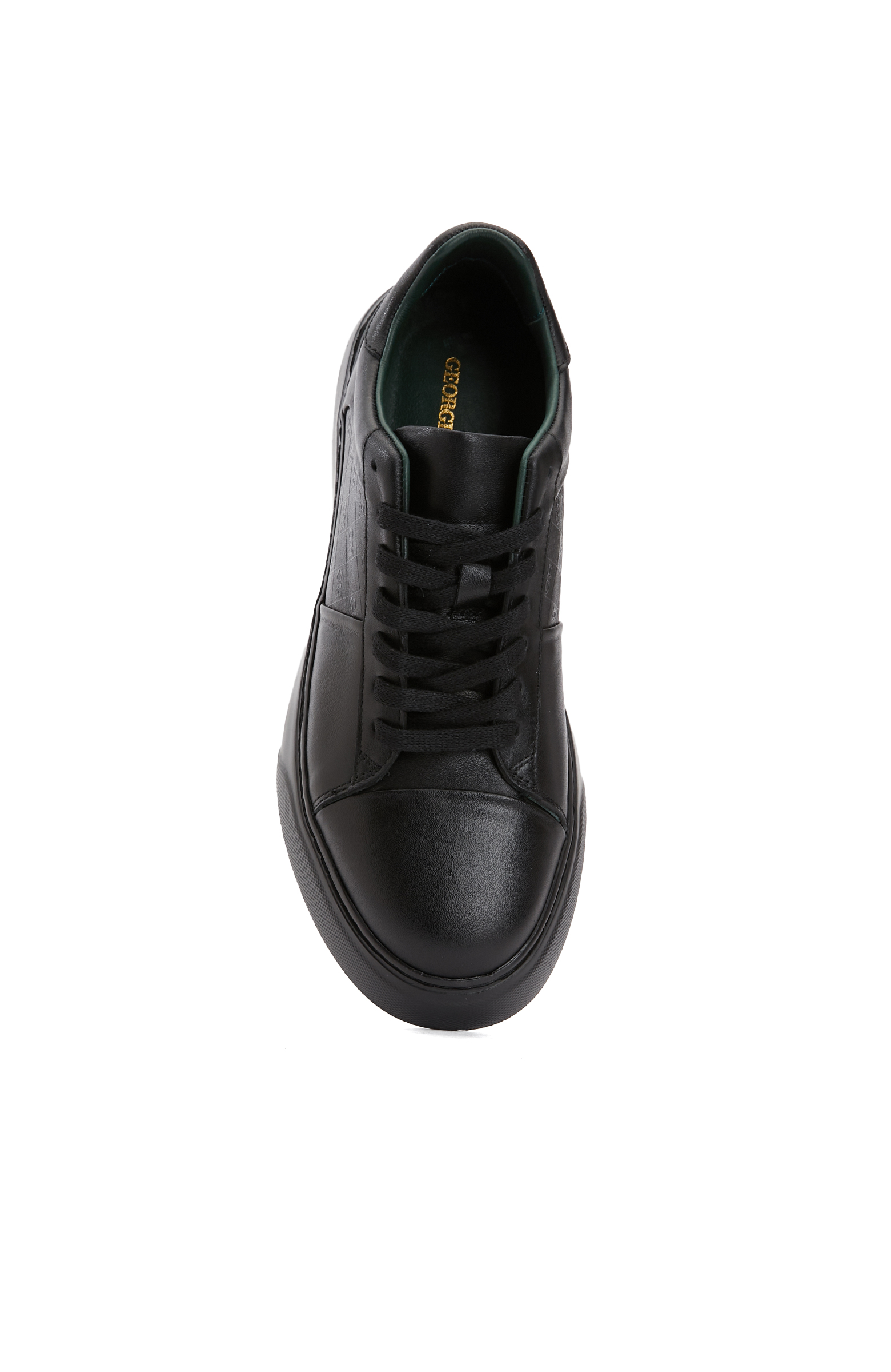 Siyah Kadın Deri Sneaker