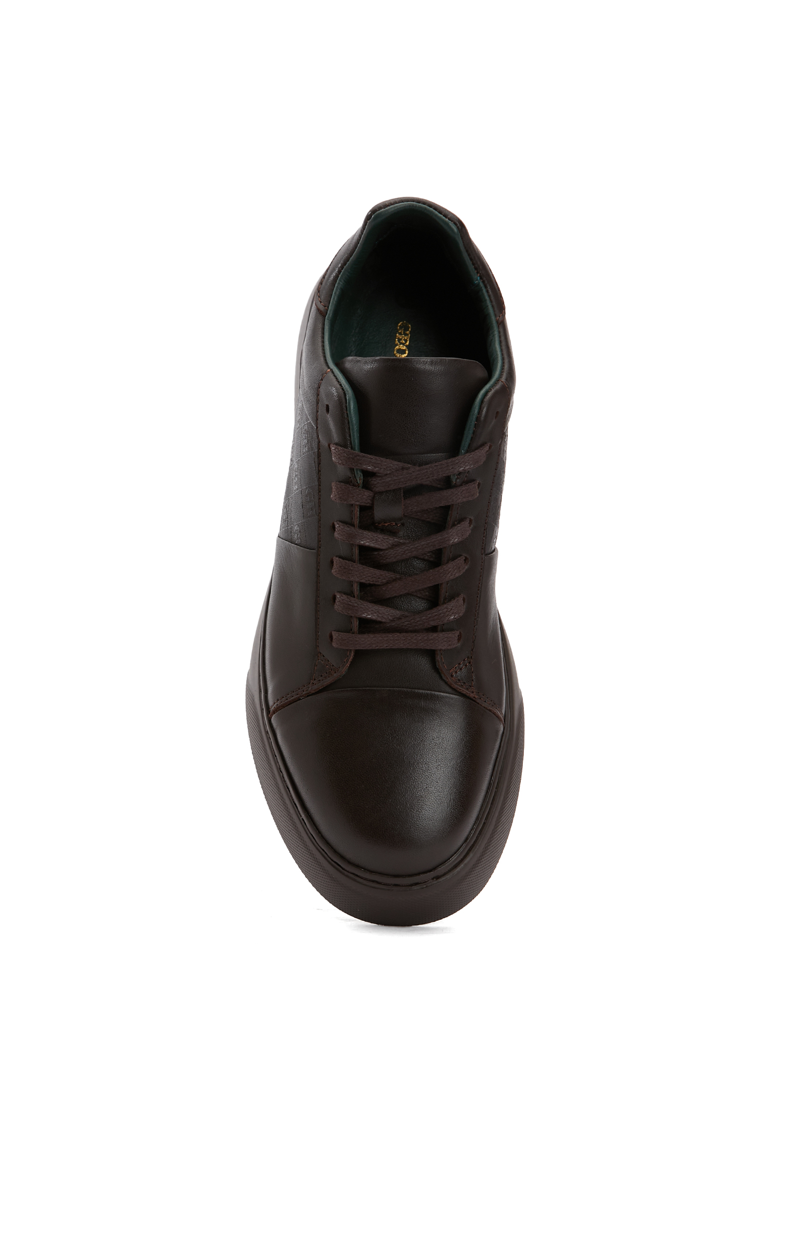 Kahverengi Kadın Deri Sneaker