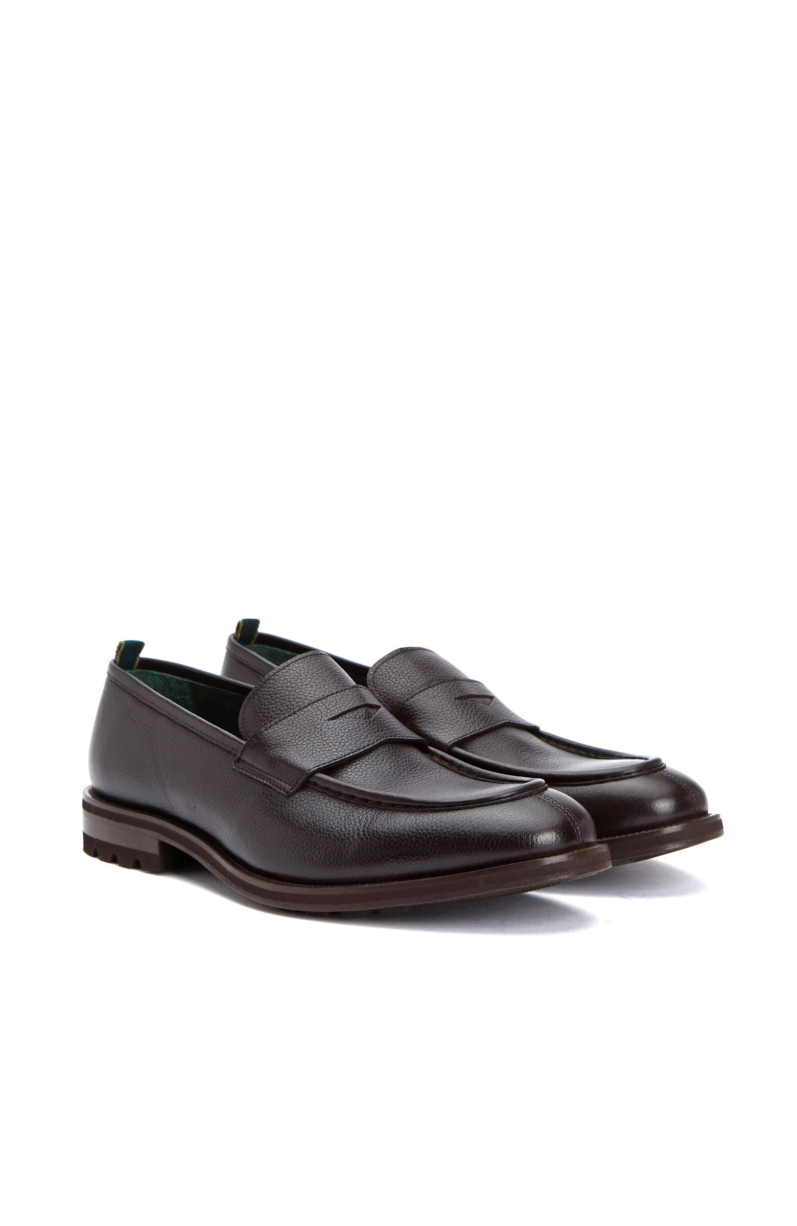 Brown Men's Casual Leather Loafer