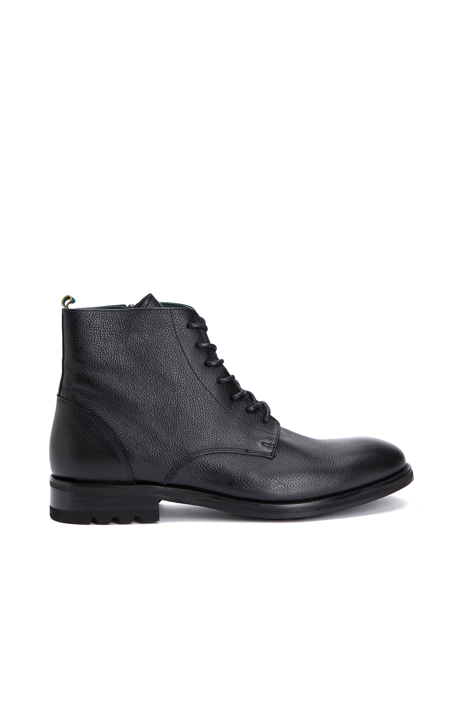 Black Men's Leather Lightweight Boots