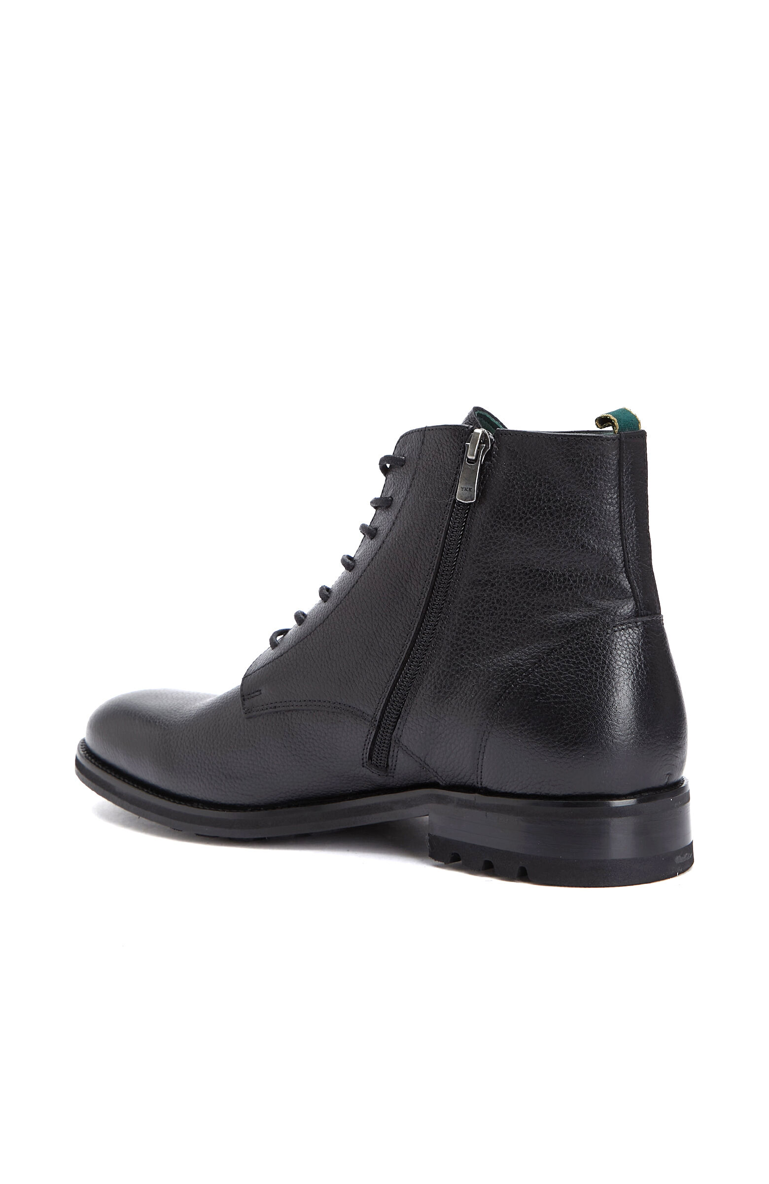 Black Men's Leather Lightweight Boots