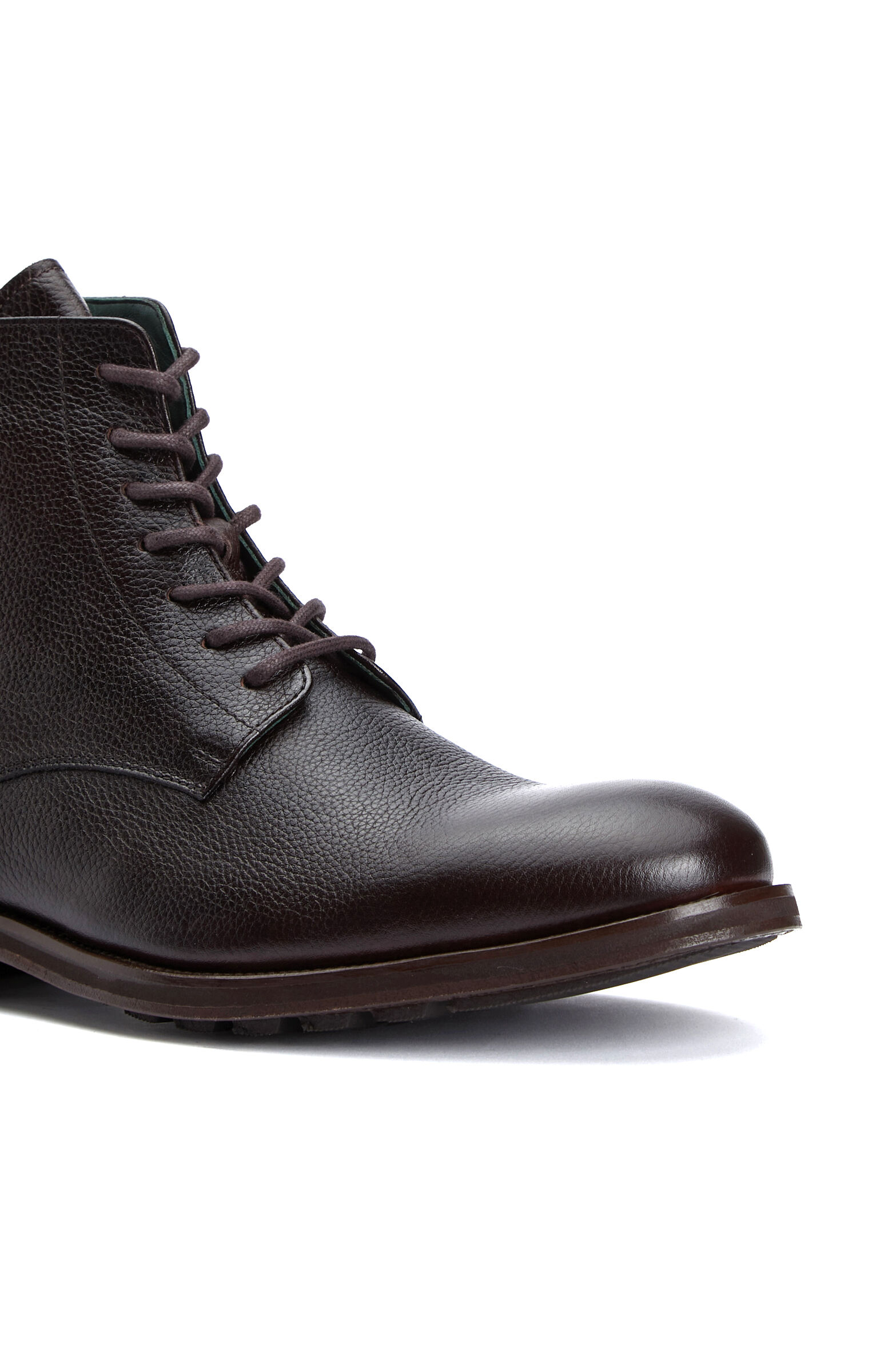 Brown Men's Leather Lightweight Boots