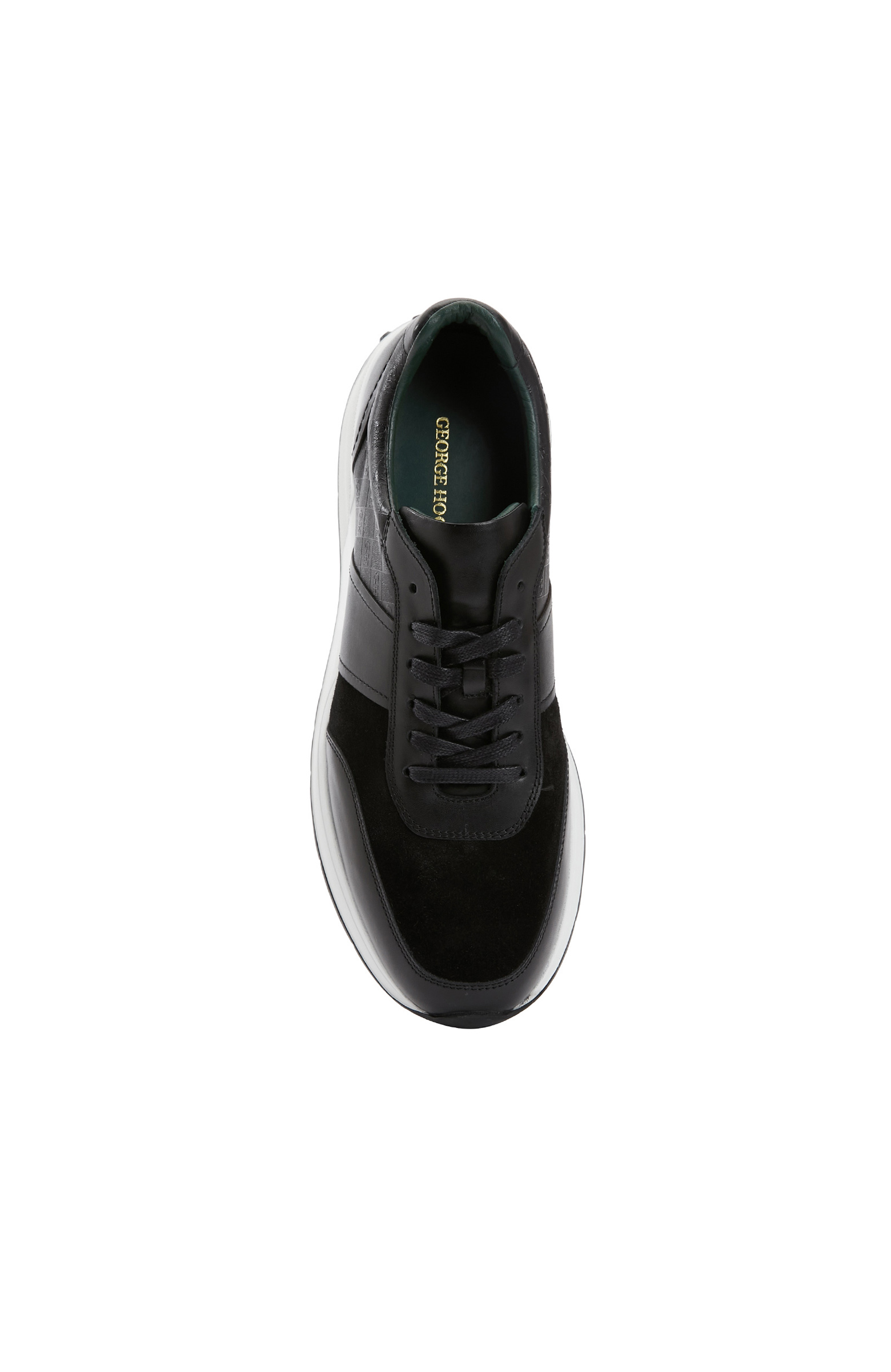 Siyah Erkek Deri Sneaker